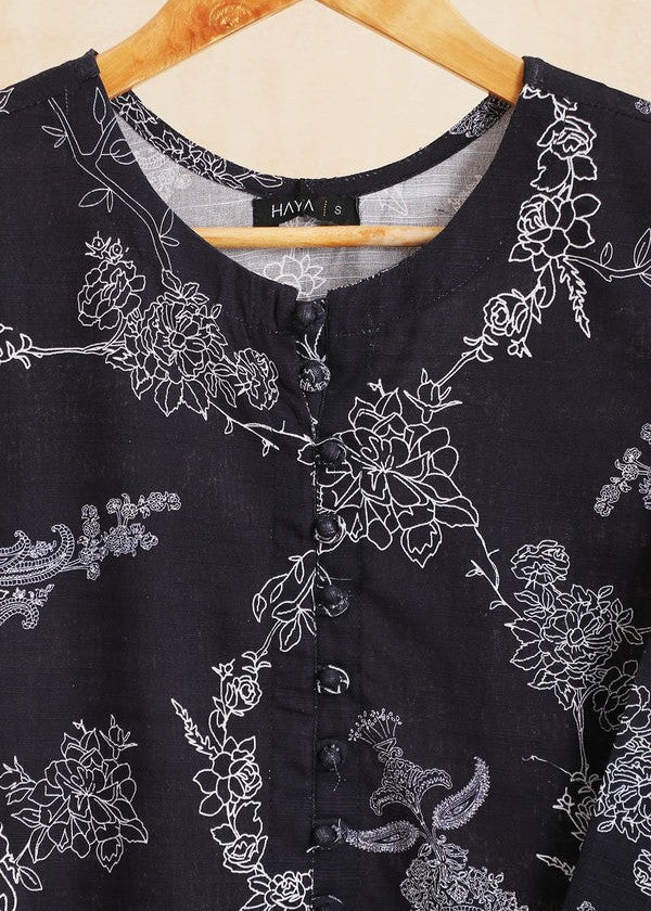 Haya Printed Suit Navy SW24 323 Women 2pcs