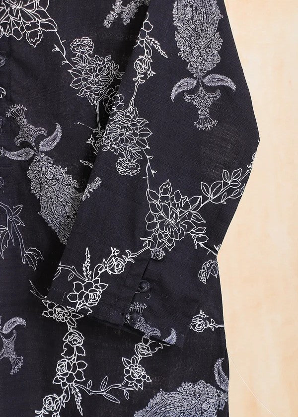 Haya Printed Suit Navy SW24 323 Women 2pcs