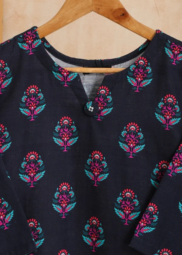 Haya Printed Suit Blue SW24 326 Women 2pcs