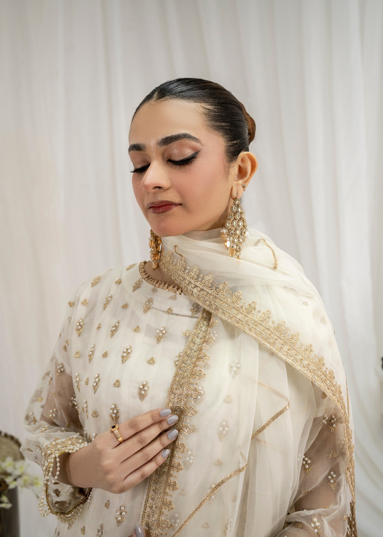 Pehnawa By Bin Akram’s MAHRUKH ORGANZA Women 4pcs