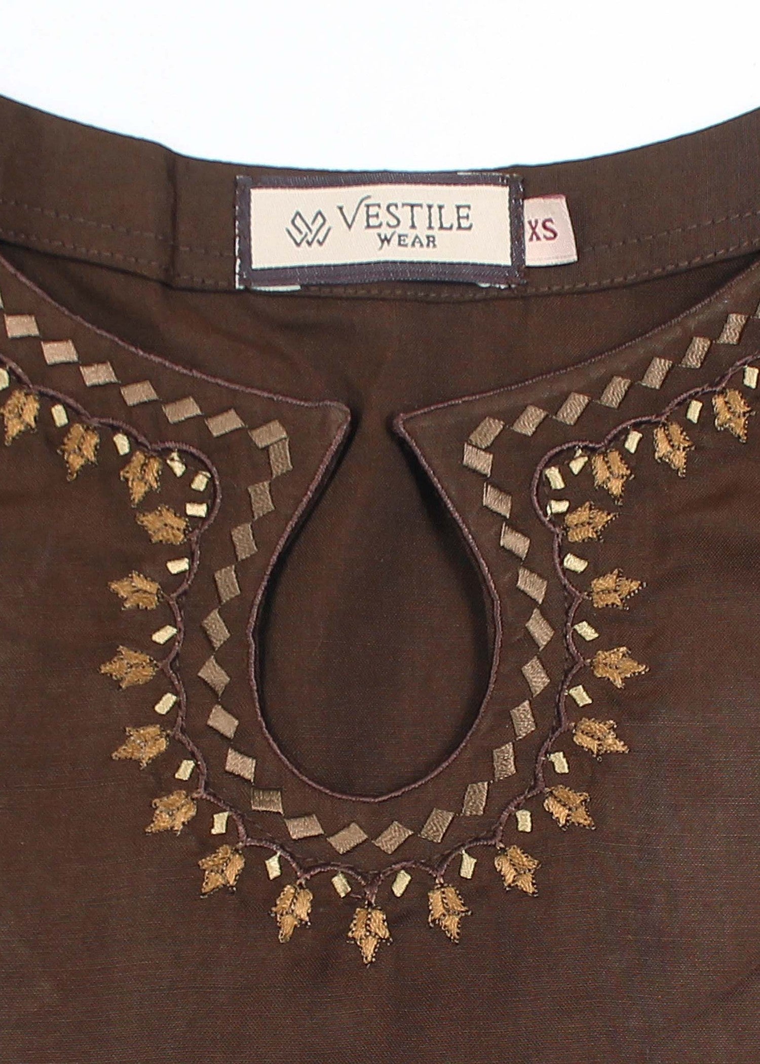 Vestilewear Brown Women Co Ord Sets Stitched Suit (All Season) VW15 B Women 2pcs