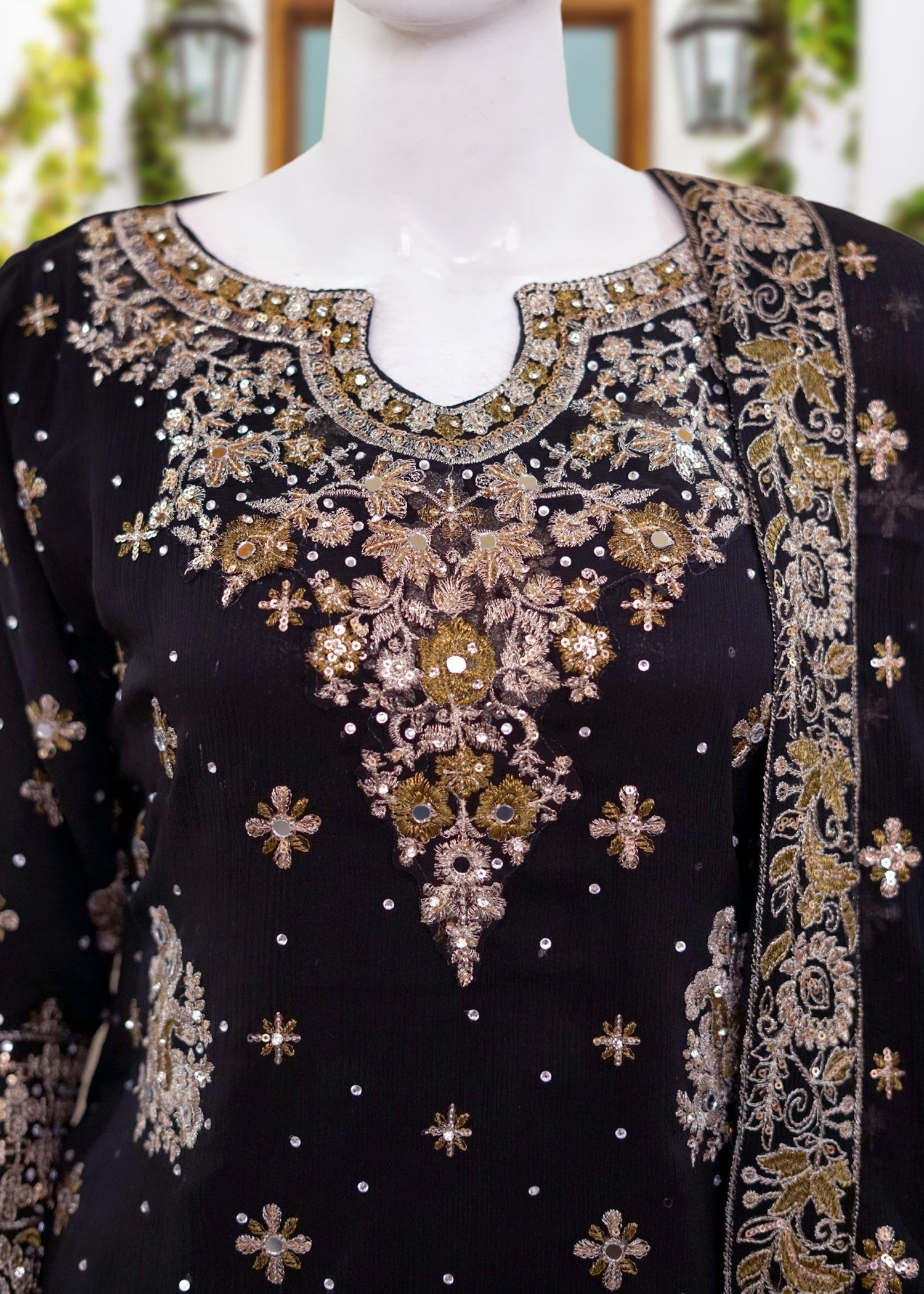 SAIRA SULTANA Aasira Black Women 3pcs