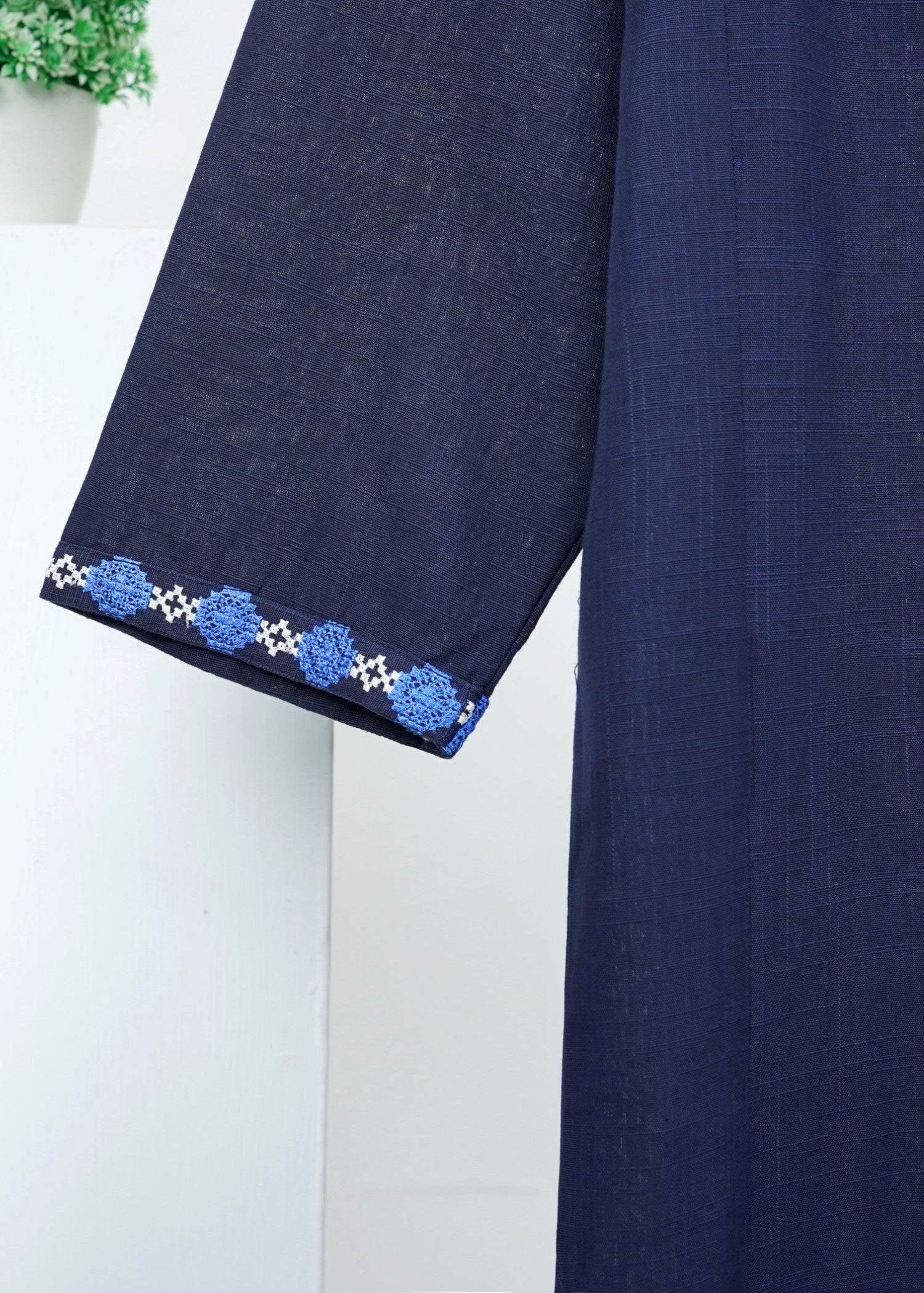 6teen blue embroidered Women 2pcs