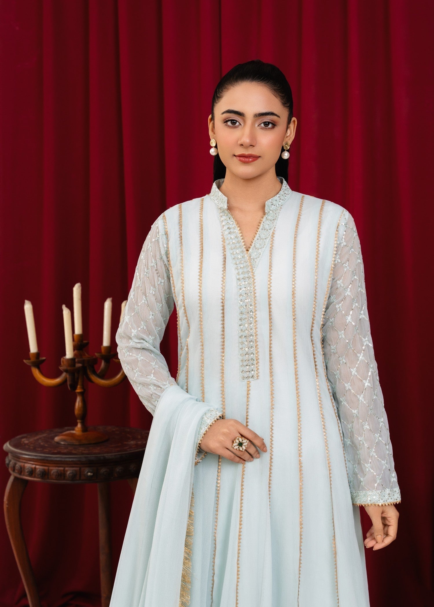 Manahils MAXI 106 ICE BLUE Women 3pcs