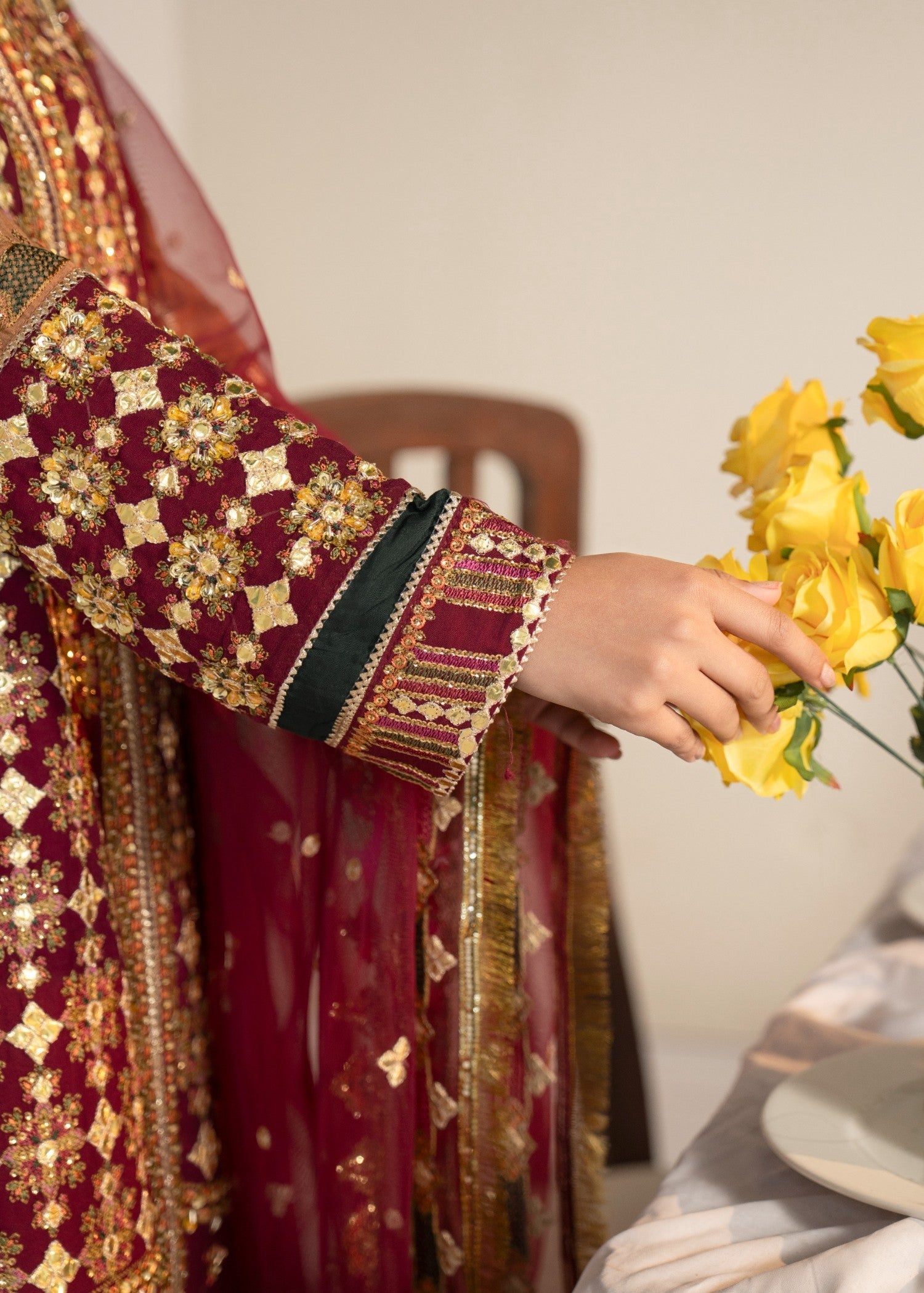 Sajni Fashion 3419 Maroon Women 3pcs