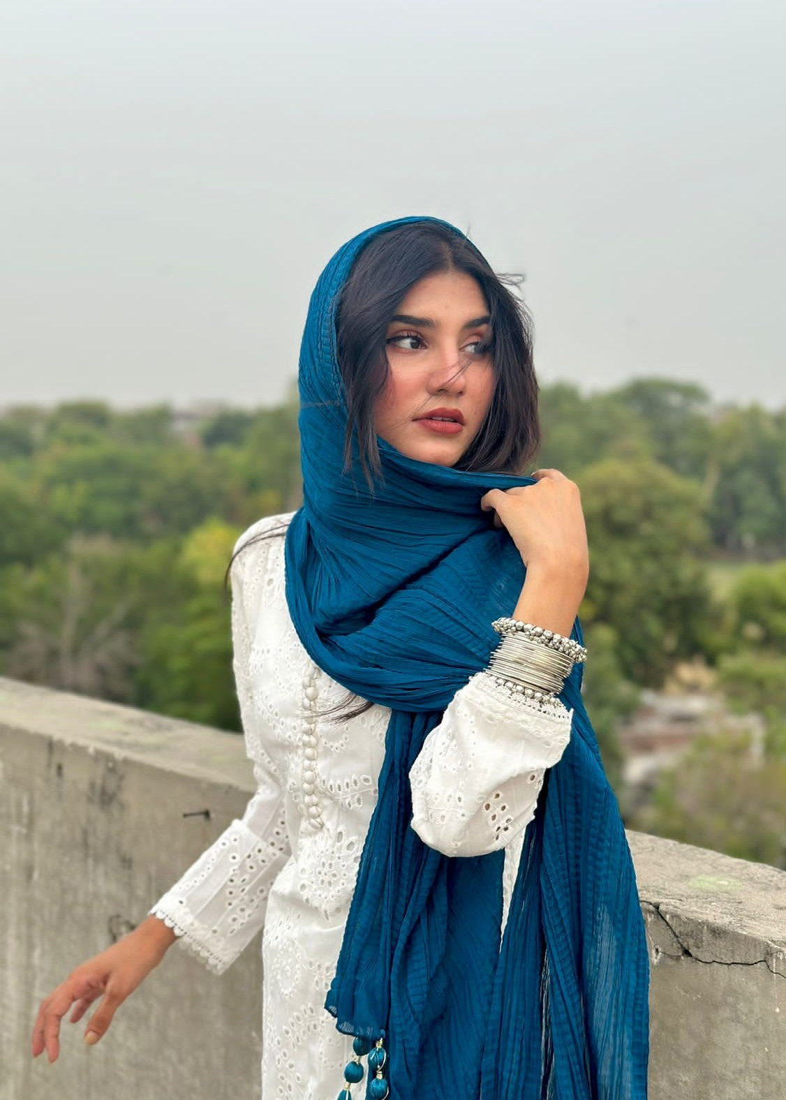 Fashion Trends 4 U Chicken kari Kurta Set Women 3pcs