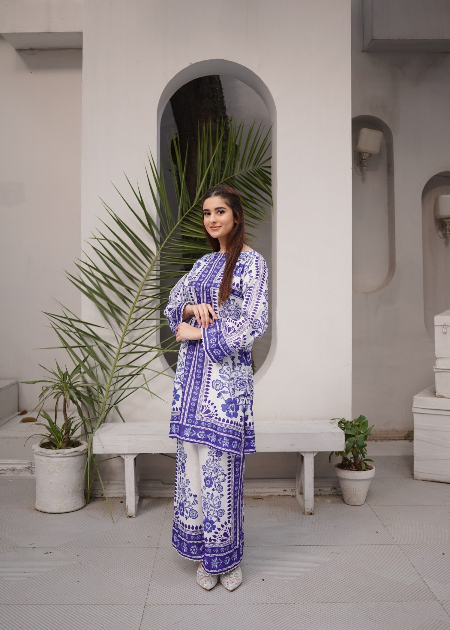 Dynamites Apparel Cyan Blue Women 2pcs