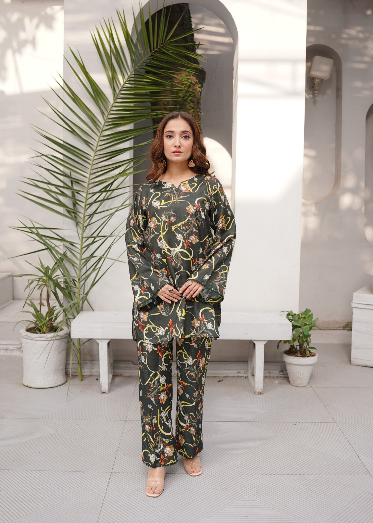 Dynamites Apparel Olive Drab Women 2pcs