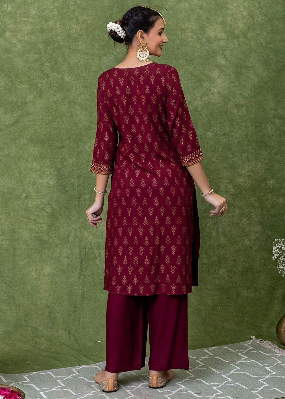 Zeekstore Printed Suite Set D089 Women 2pcs