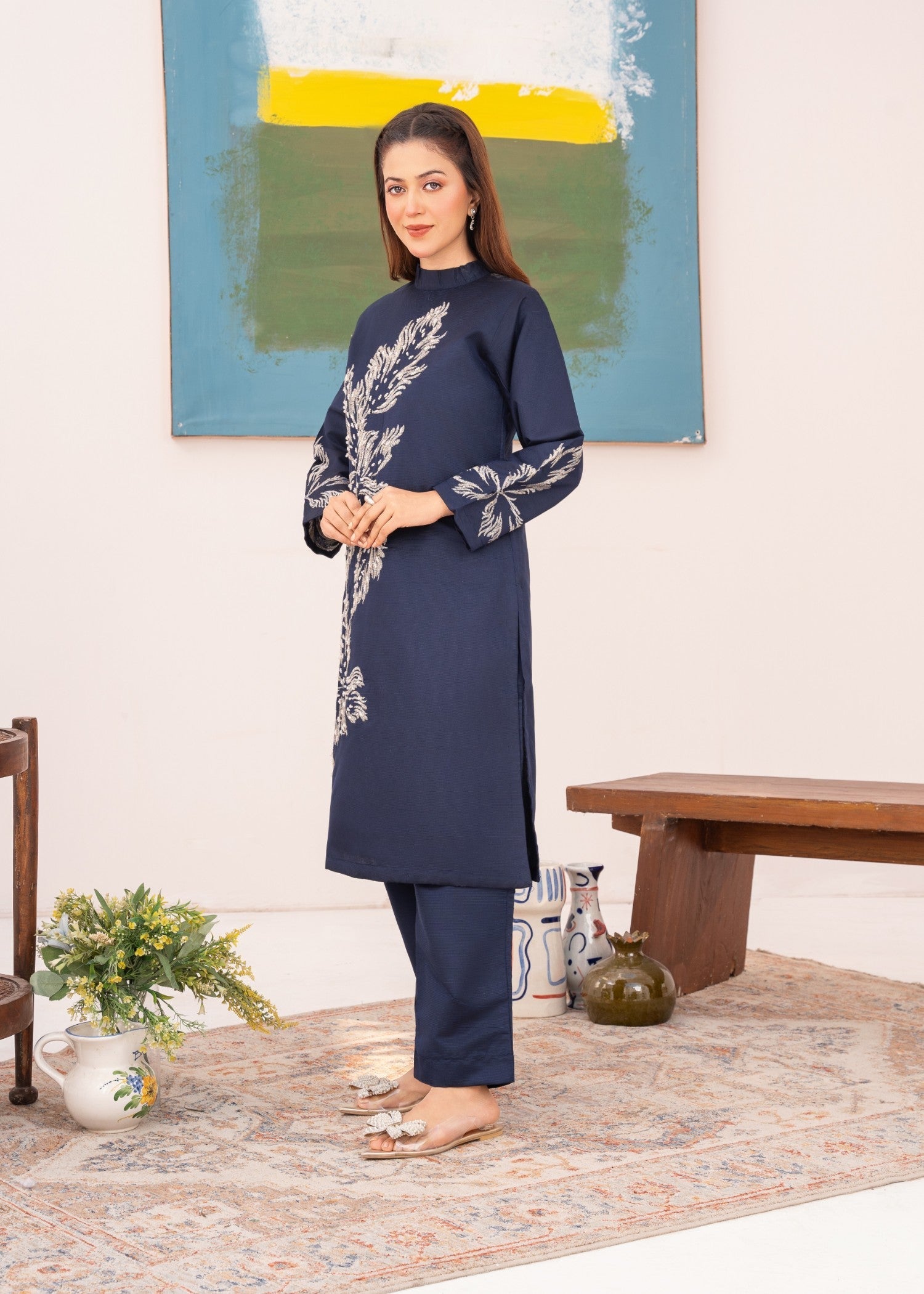 Pehnawa Basics A N KHADDI KURTA D Women 2pcs