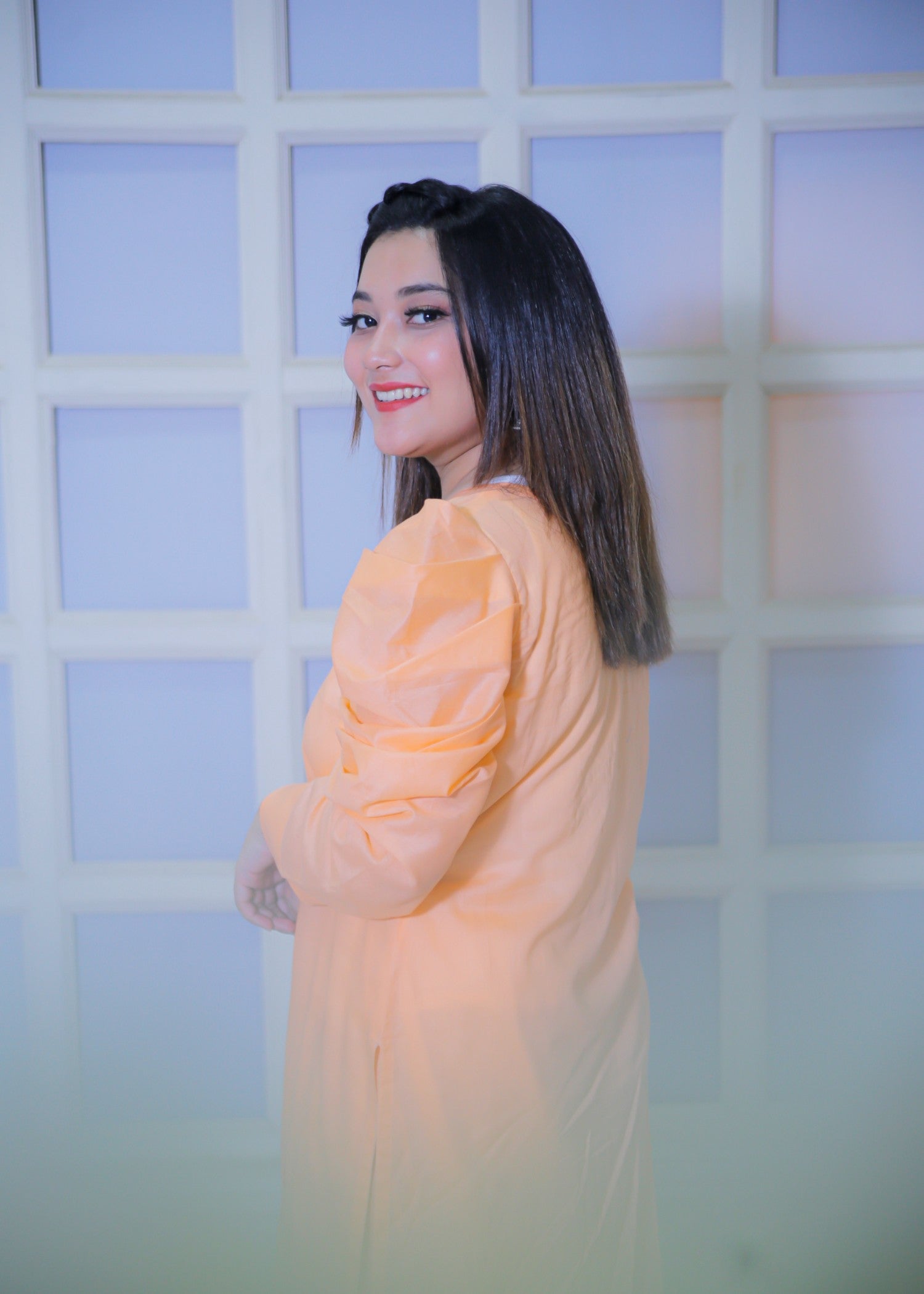 Aaraasta By Smh Peach Two Piece Lawn Suit Women 2pcs