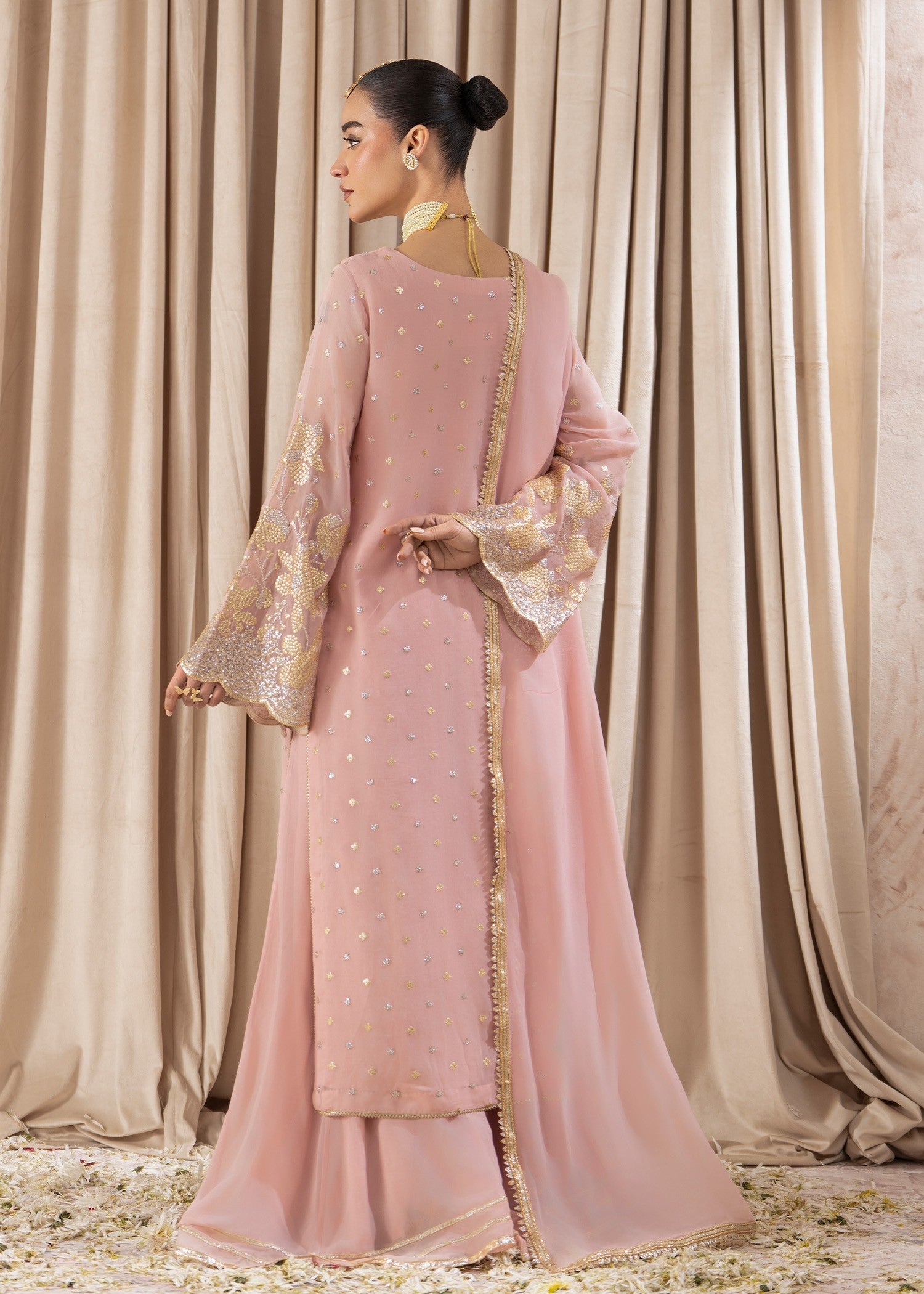 Rang-e-Haya Meera (Pastel pink) Women 4pcs