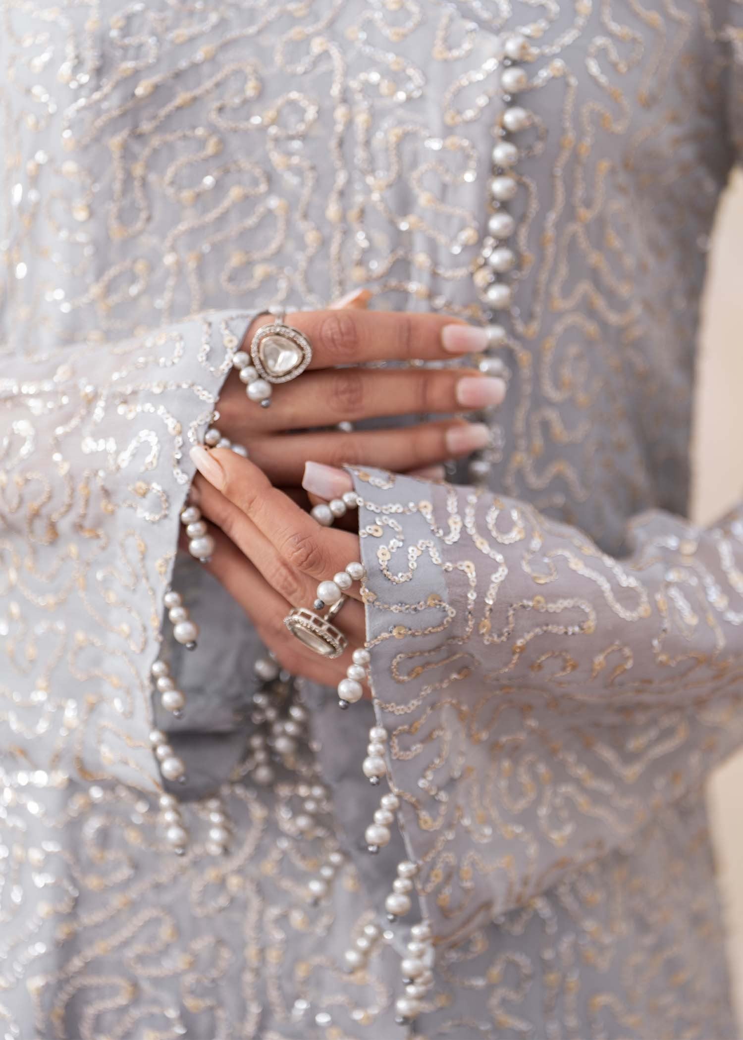 Rang-e-Haya Ermina (Grey) Women 4pcs