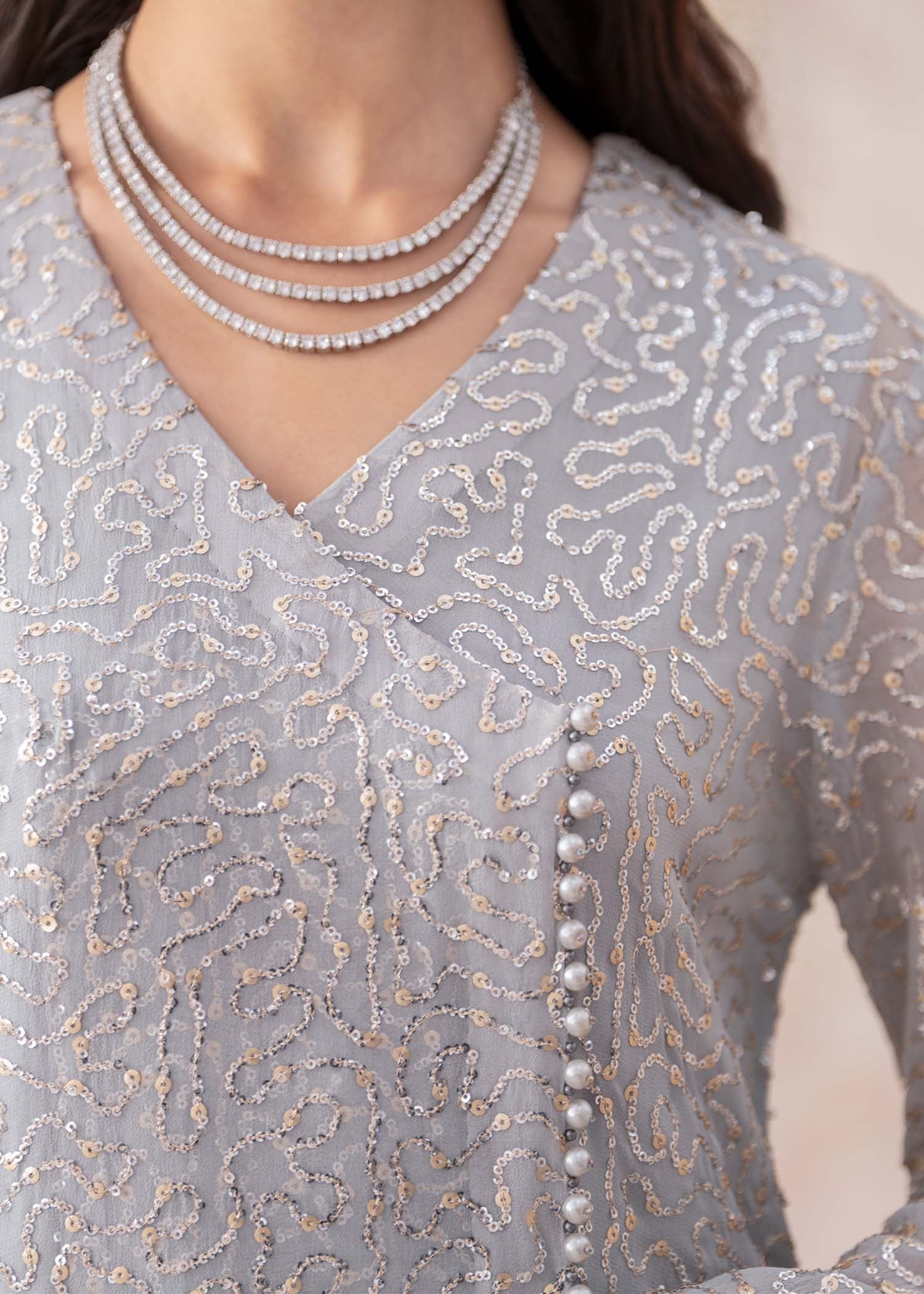 Rang-e-Haya Ermina (Grey) Women 4pcs