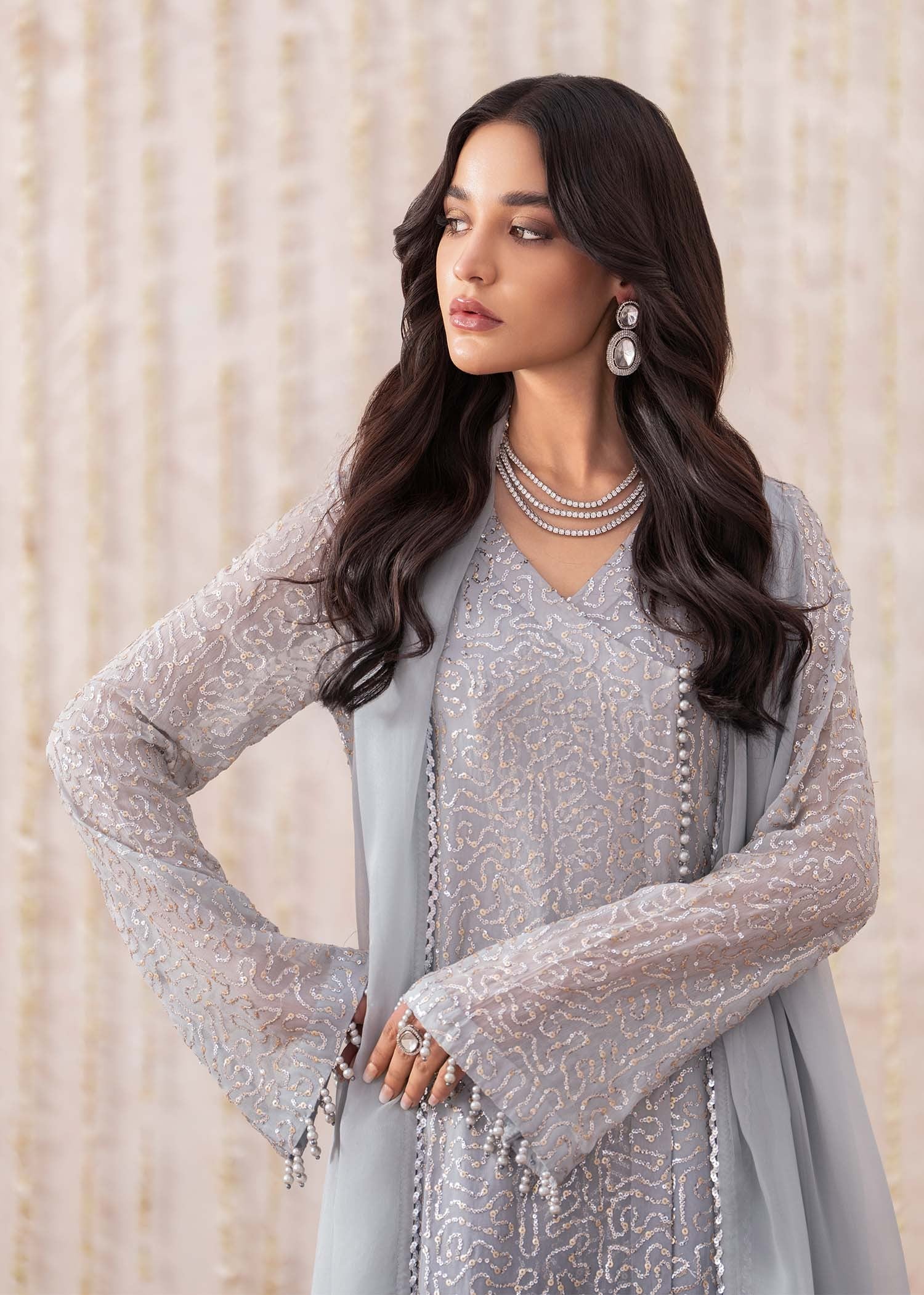 Rang-e-Haya Ermina (Grey) Women 4pcs