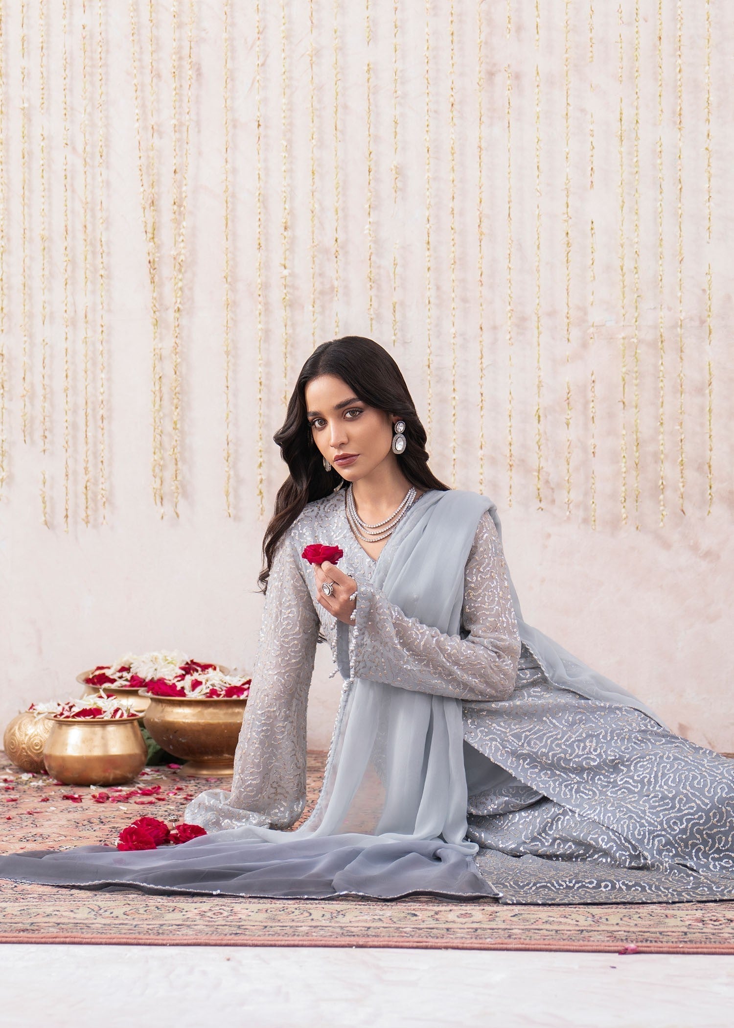 Rang-e-Haya Ermina (Grey) Women 4pcs