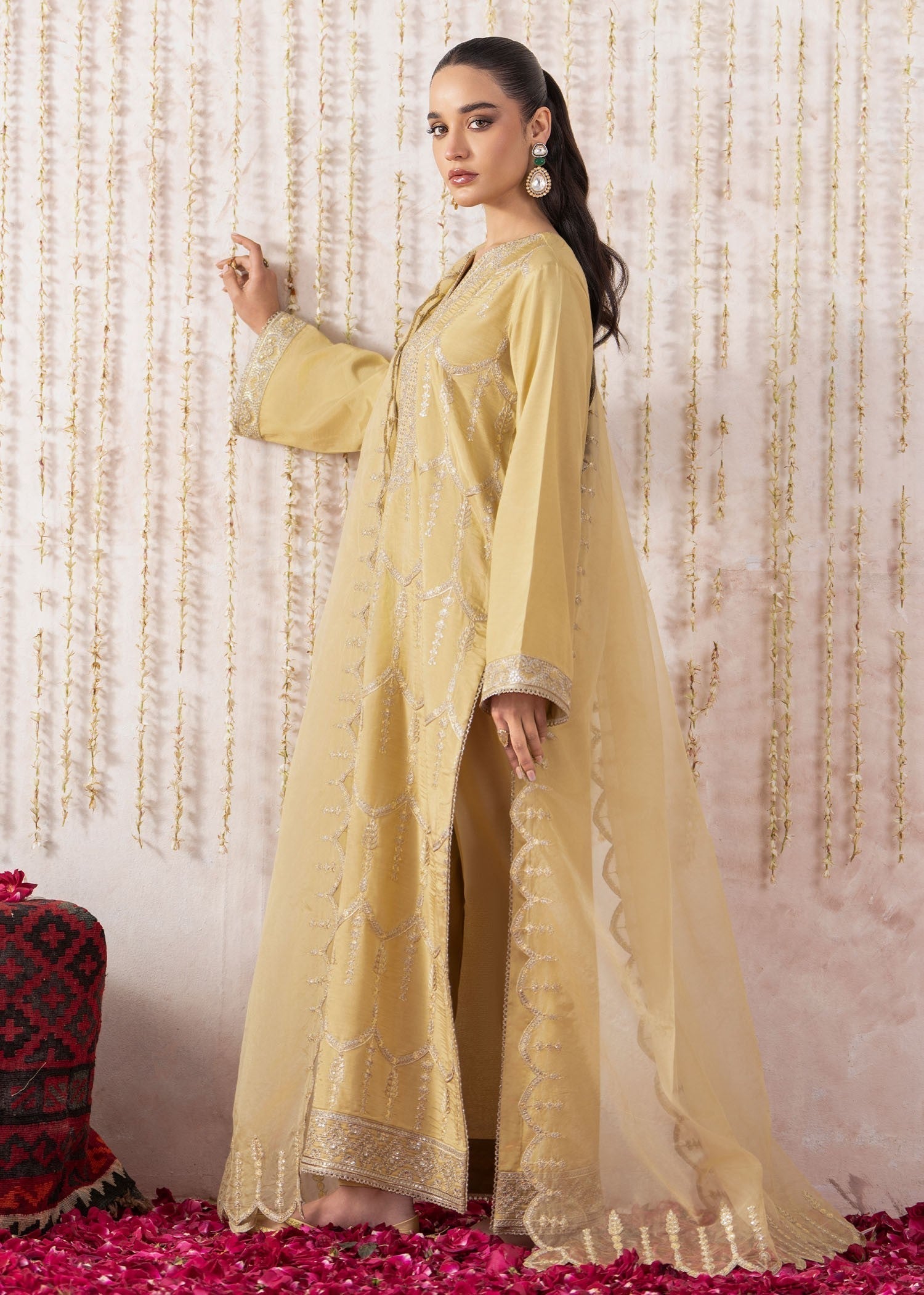 Rang-e-Haya Armala (Lime) Women 3pcs