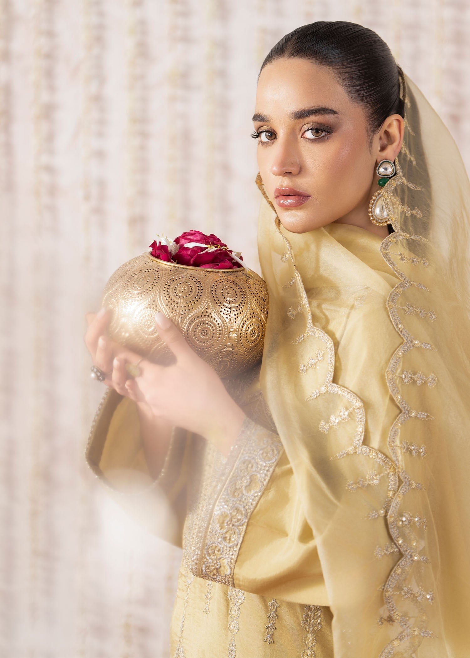 Rang-e-Haya Armala (Lime) Women 3pcs