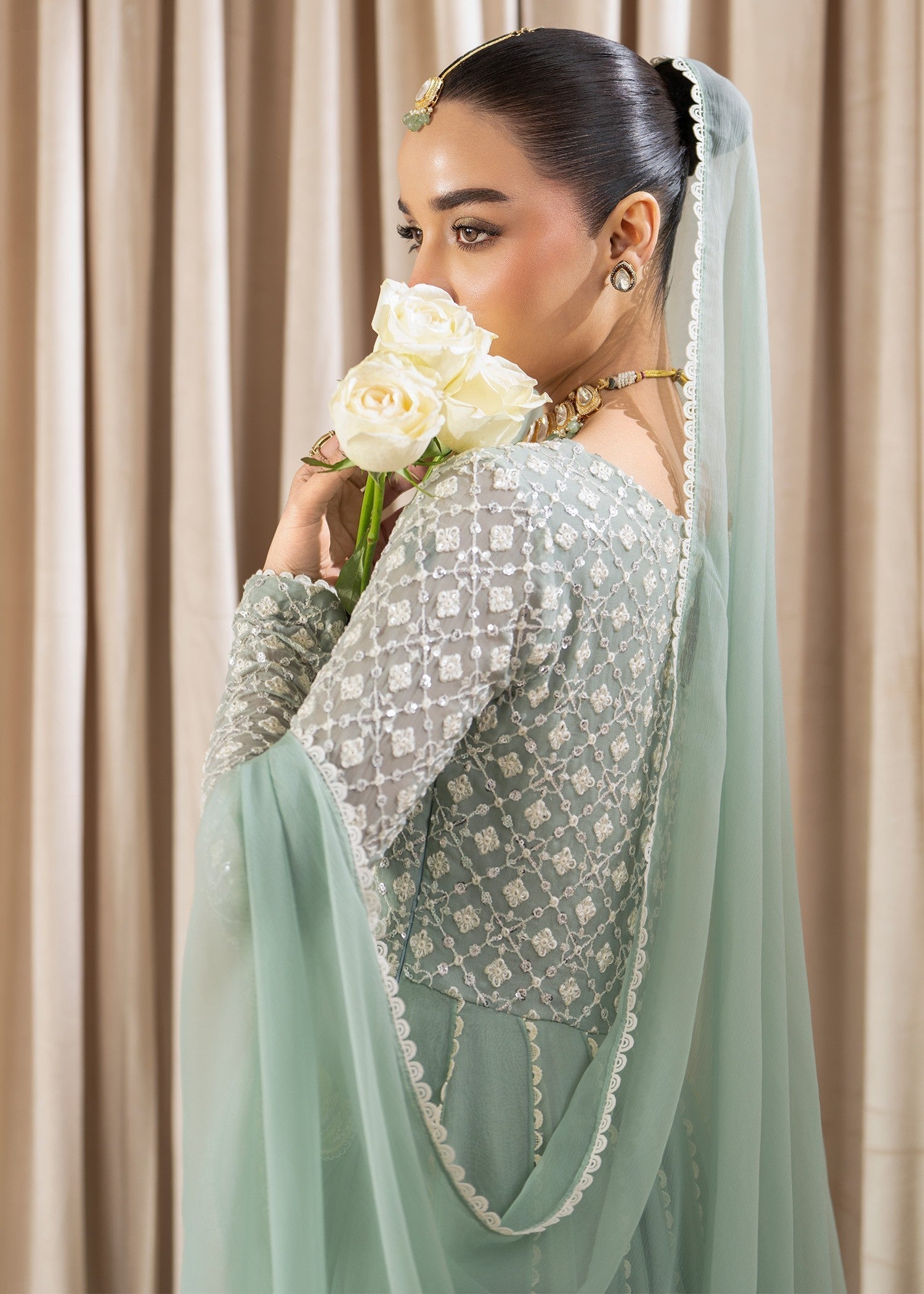 Rang-e-Haya Sairah (Ice blue) Women 4pcs