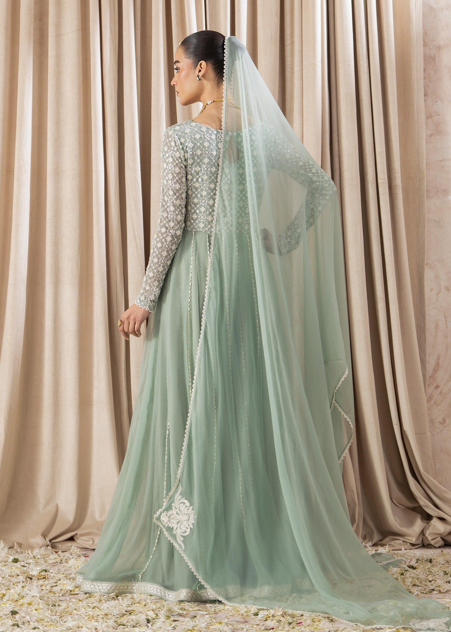 Rang-e-Haya Sairah (Ice blue) Women 4pcs