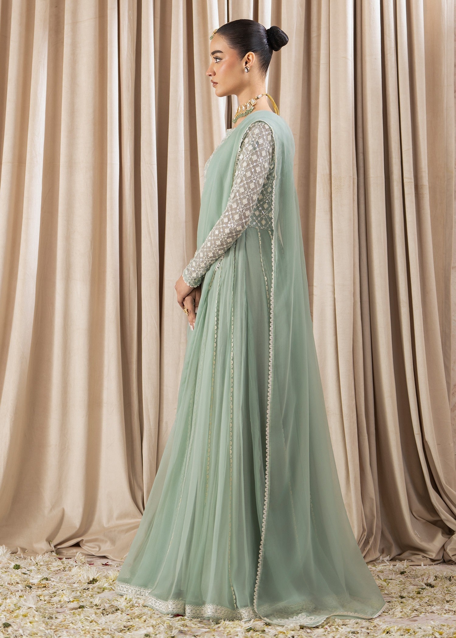 Rang-e-Haya Sairah (Ice blue) Women 4pcs