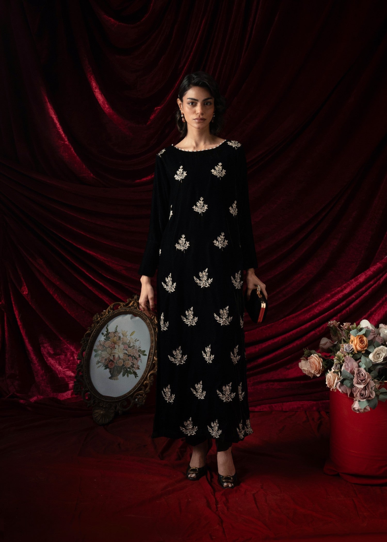 Kross Kulture 1421 Velvet long Shirt Women 1pcs