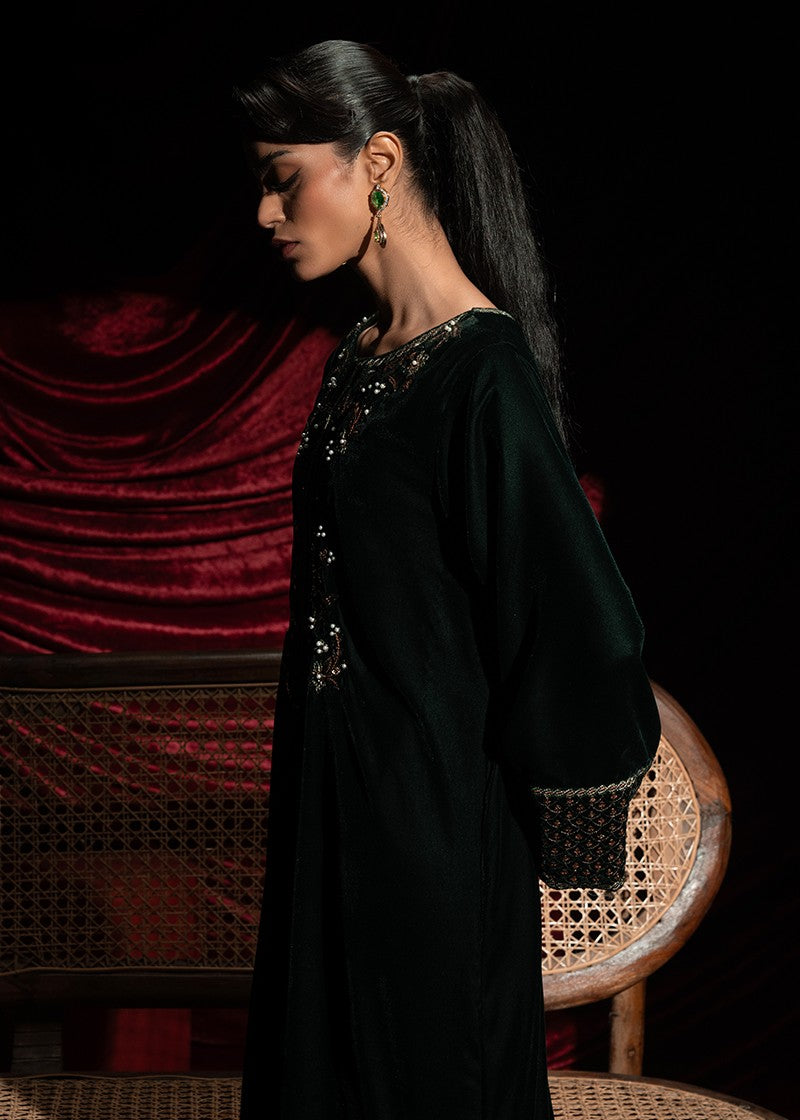 Kross Kulture 1428 VELVET LONG SHIRT Women 1pcs