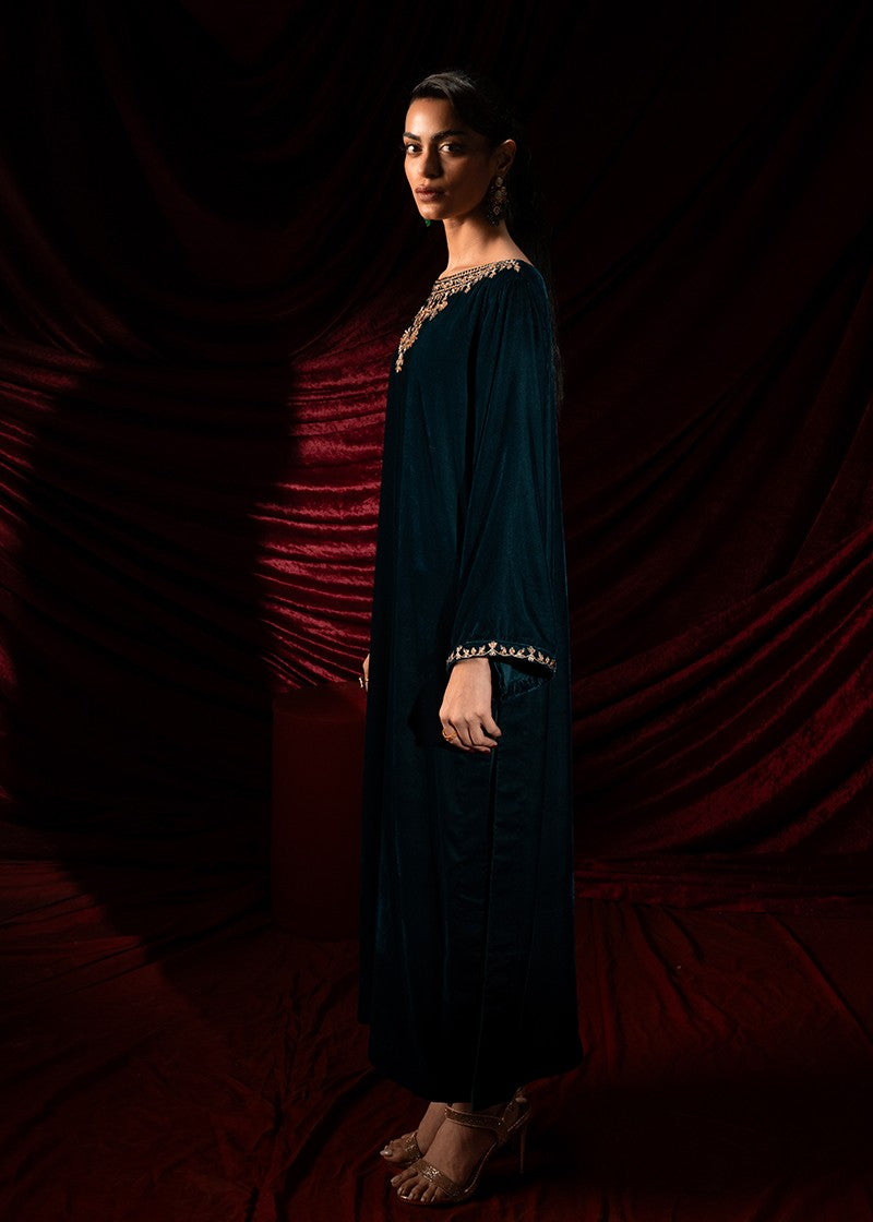 Kross Kulture 1424 Velvet Long Shirt Women 1pcs