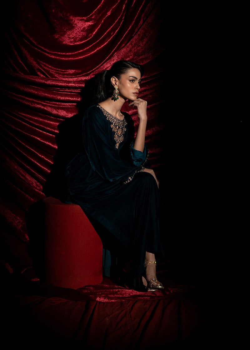 Kross Kulture 1424 Velvet Long Shirt Women 1pcs