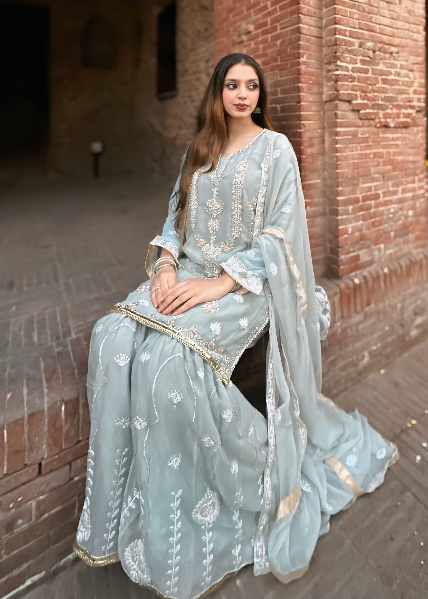 Waniya Awais WAS 09 Stitched Women 3pcs