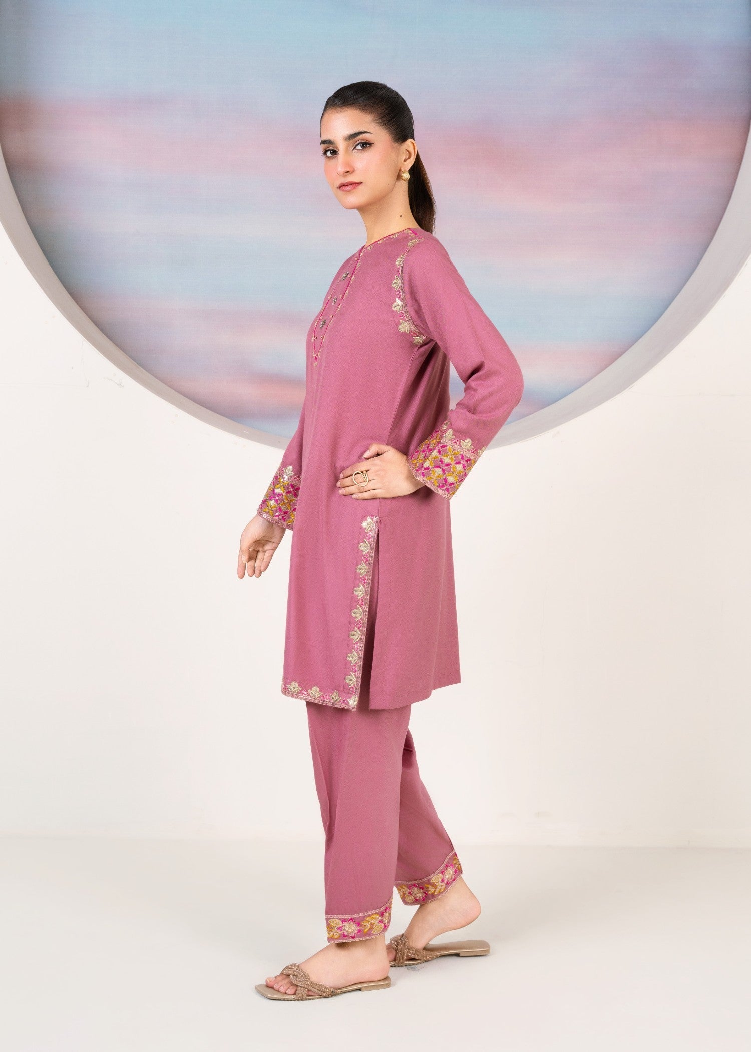 Hoorwani Shello Pink Women 2pcs