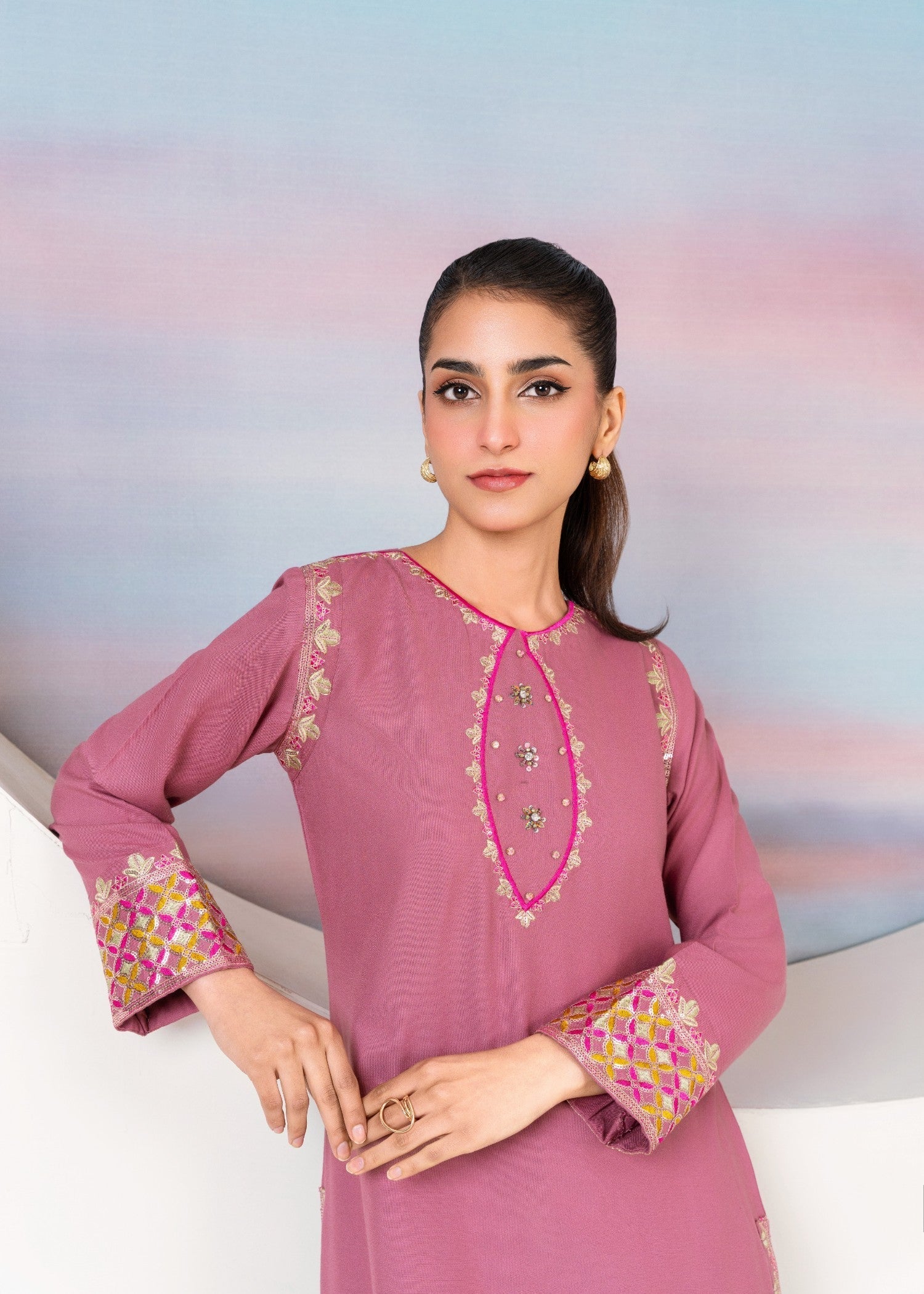 Hoorwani Shello Pink Women 2pcs