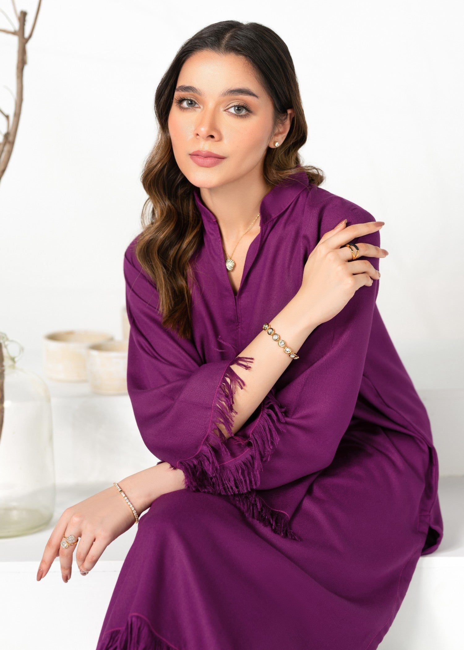 Divinely Crafted Women's Cord Sets Bold Statements Berry Luxe Purple Lea Fall Women 2pcs