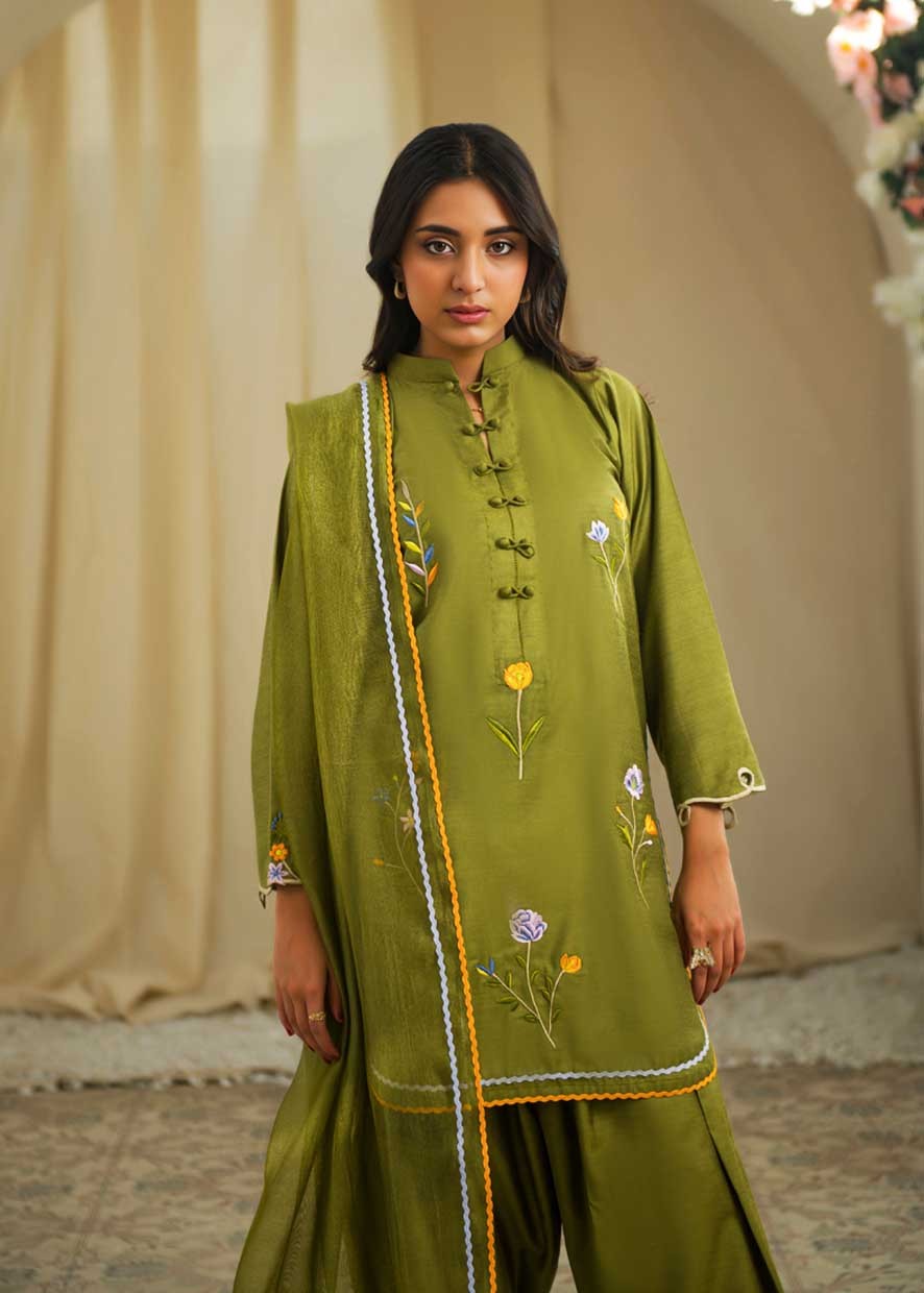 MISHAS Olive Green Women 3pcs