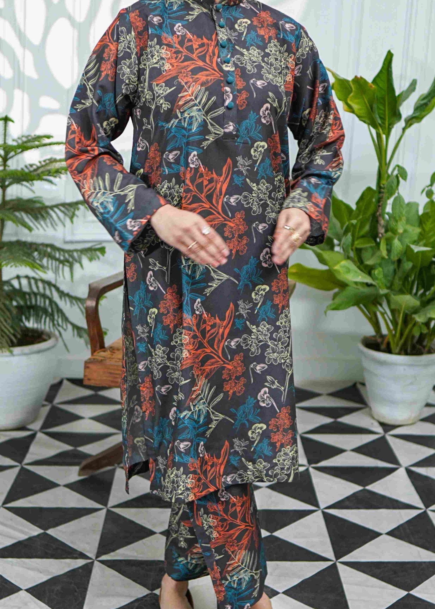 Zuruj Pret Midnight Flora Women 2pcs