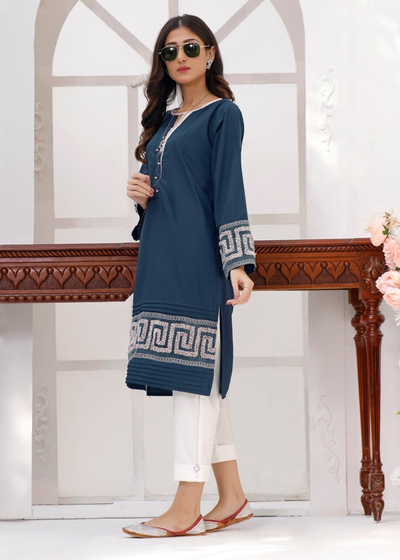 Kumash Textiles Geometrical Kurti Women 1pcs