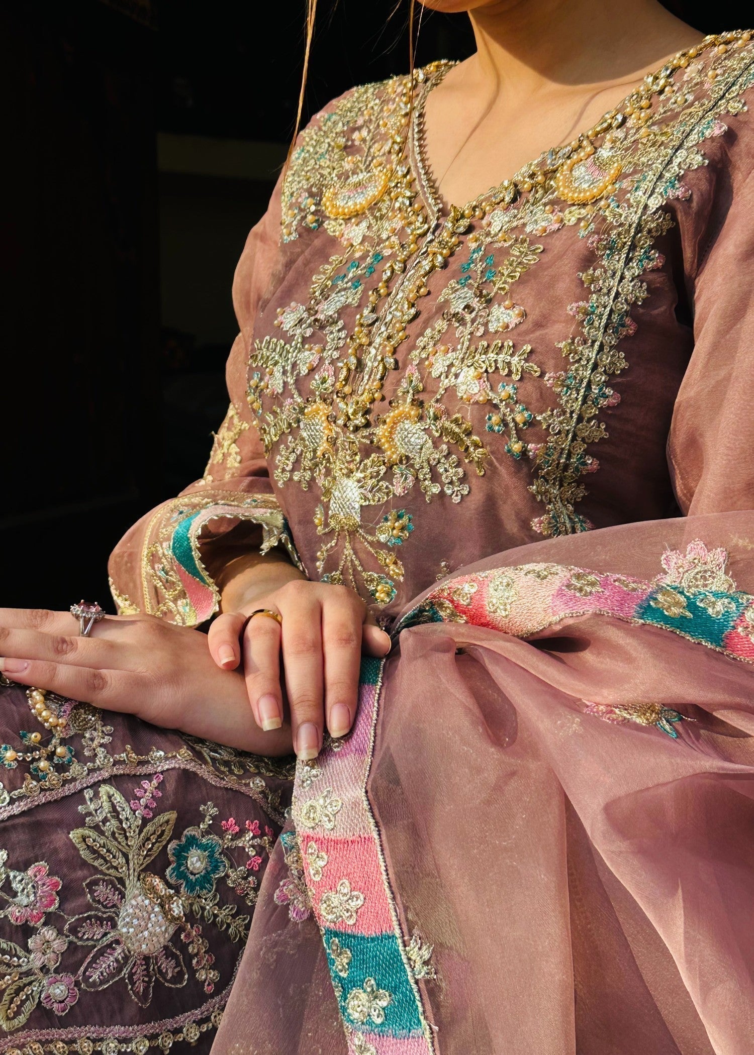 Waniya Awais WAS 178 Stitched Women 3pcs