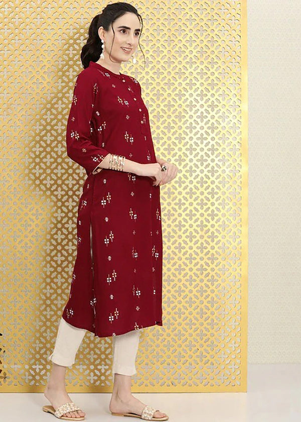 Zeekstore Printed Kurta D091 Women 1pcs