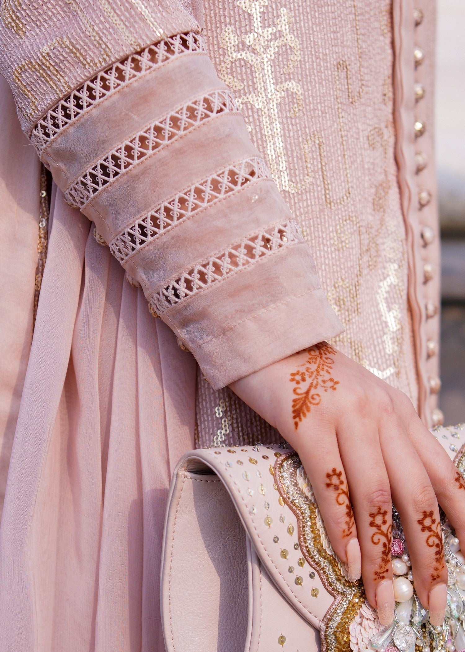 Wardrobe Essentials SILSILA E ZARR Muted Pink Women 3pcs