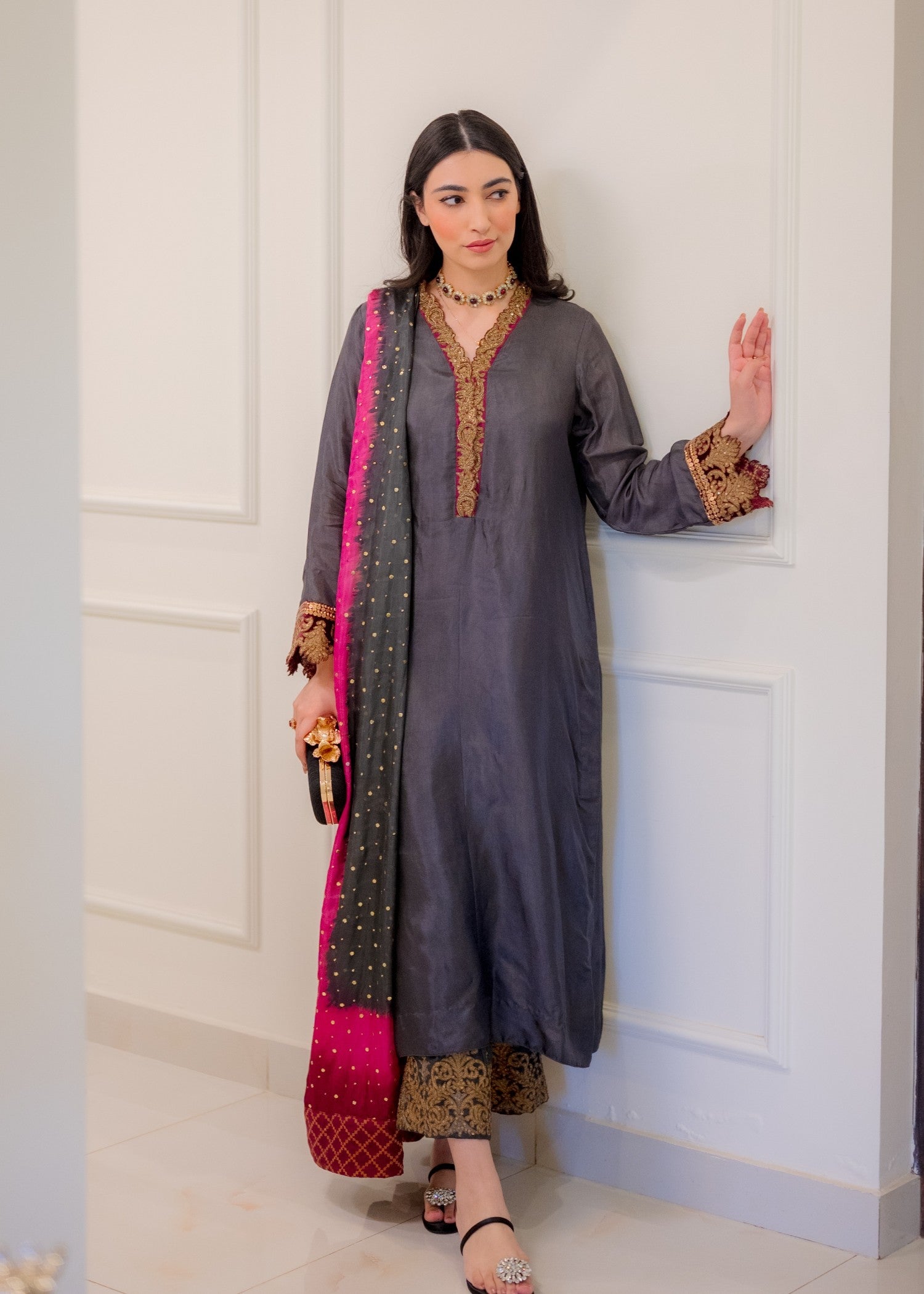 Wardrobe Essentials FUCHSIA VEIL Women 3pcs