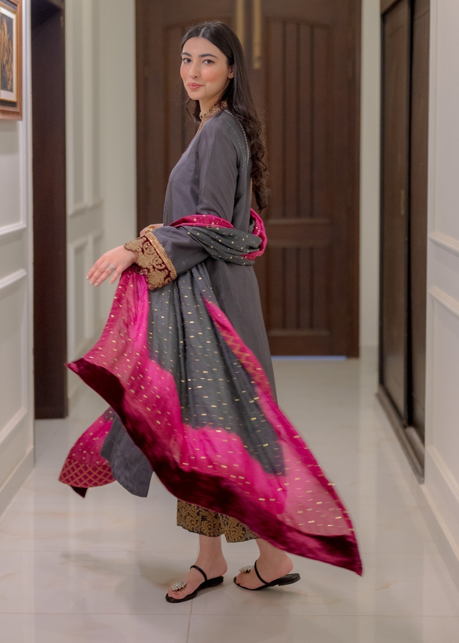 Wardrobe Essentials FUCHSIA VEIL Women 3pcs