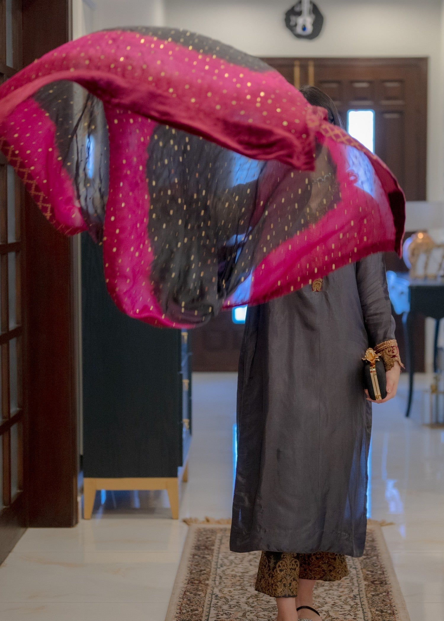 Wardrobe Essentials FUCHSIA VEIL Women 3pcs