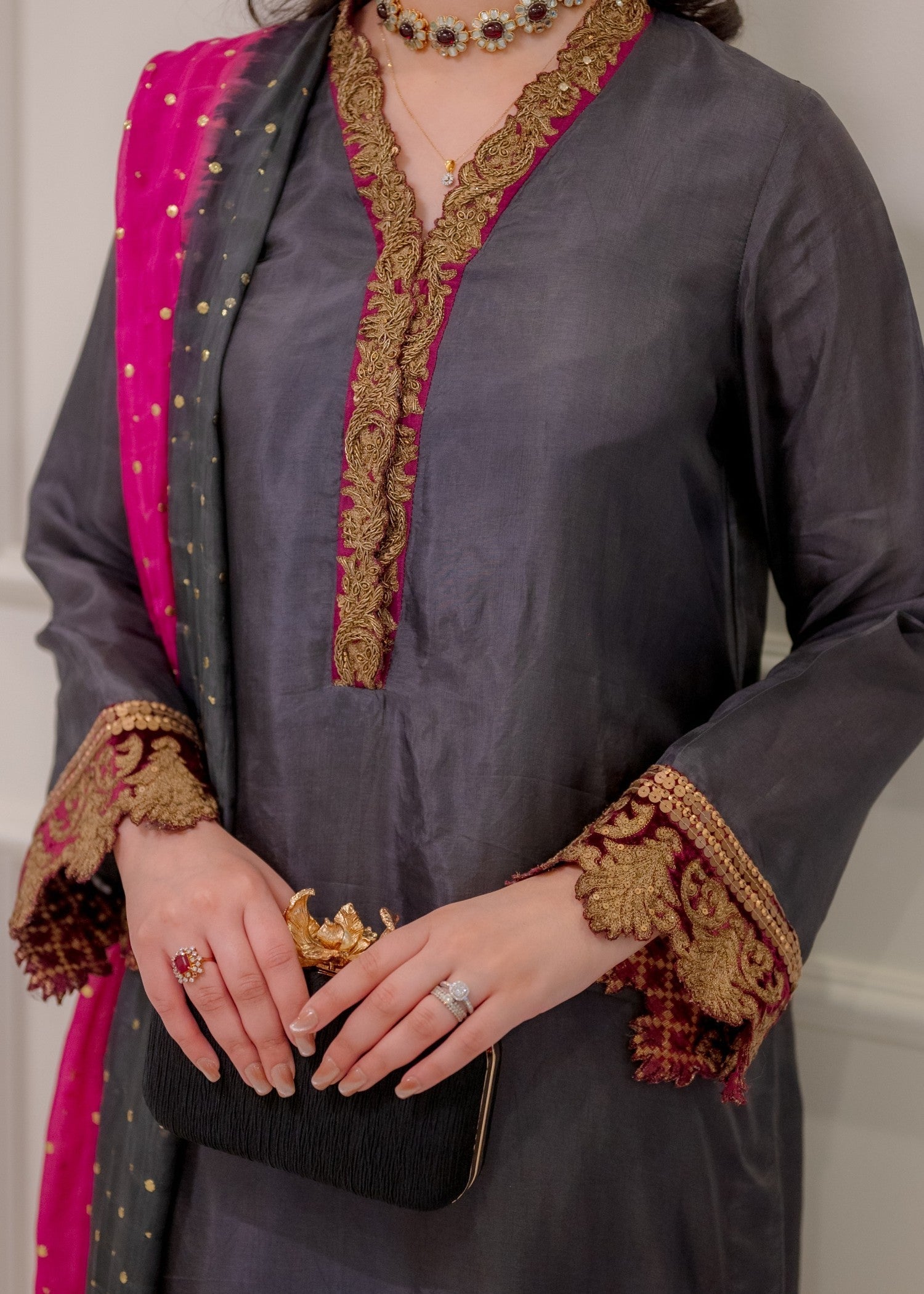 Wardrobe Essentials FUCHSIA VEIL Women 3pcs