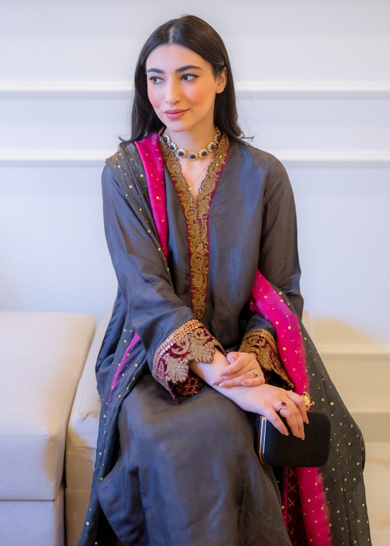 Wardrobe Essentials FUCHSIA VEIL Women 3pcs