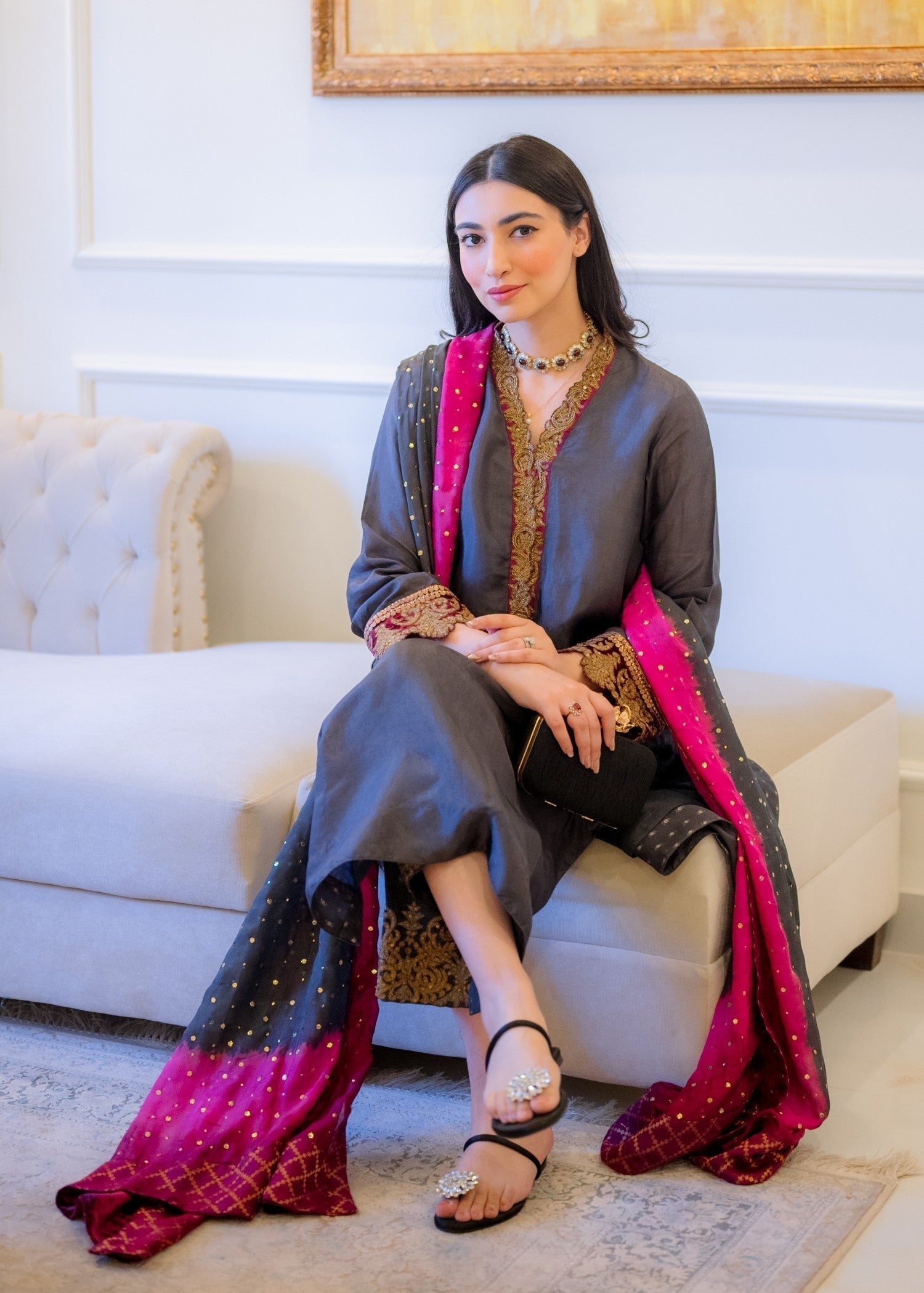 Wardrobe Essentials FUCHSIA VEIL Women 3pcs