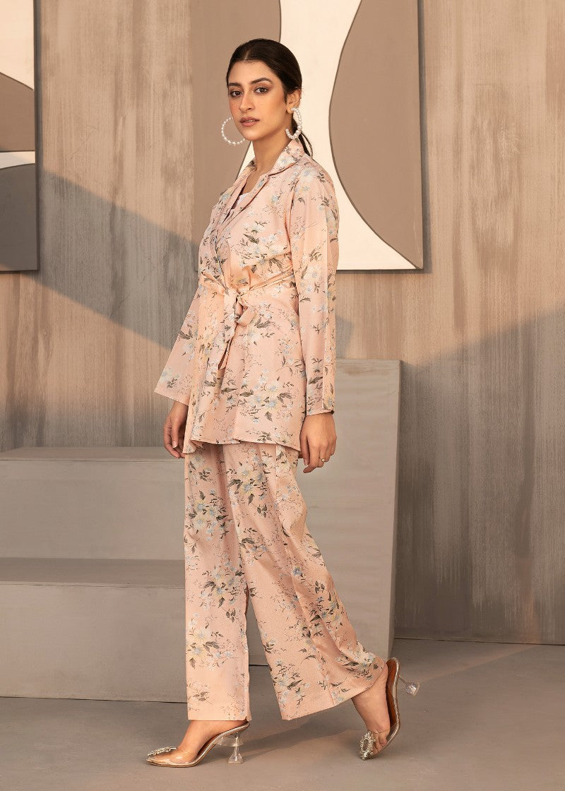 Myaura M05 Pink Floral Print Women 2pcs