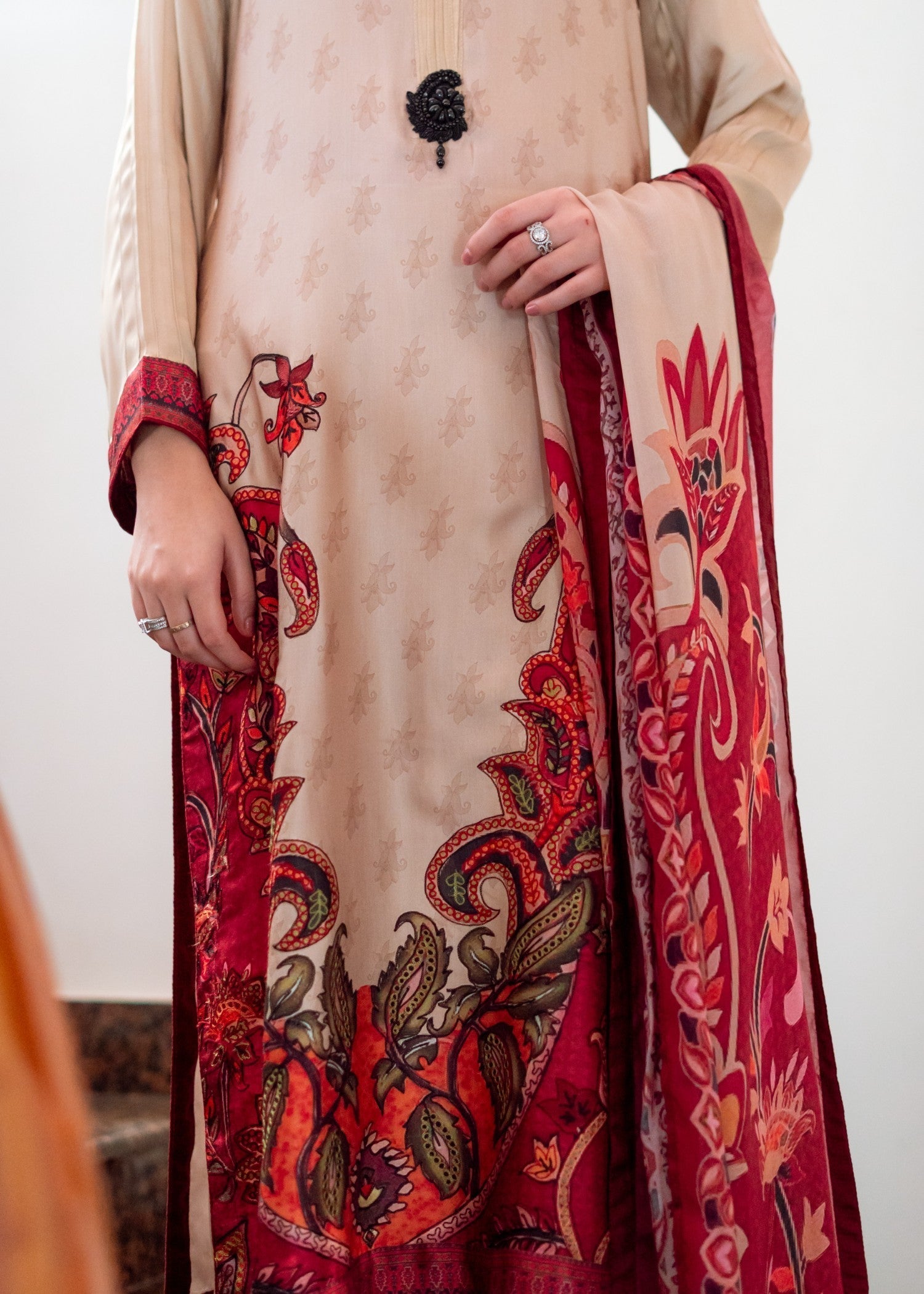 Wardrobe Essentials CRIMSON PAISLEY Women 3pcs