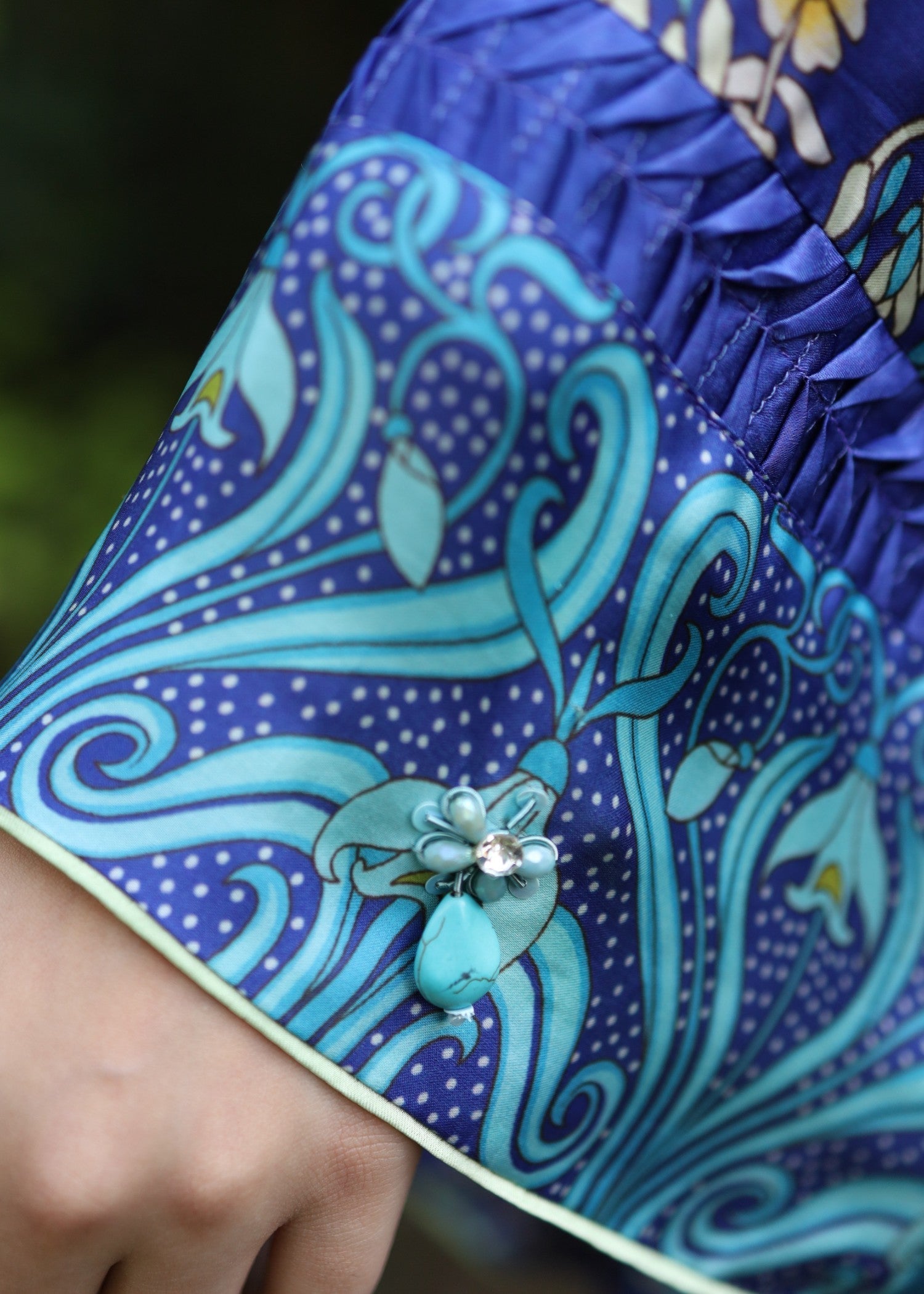 Wardrobe Essentials Floral Flight in Blue Women 2pcs