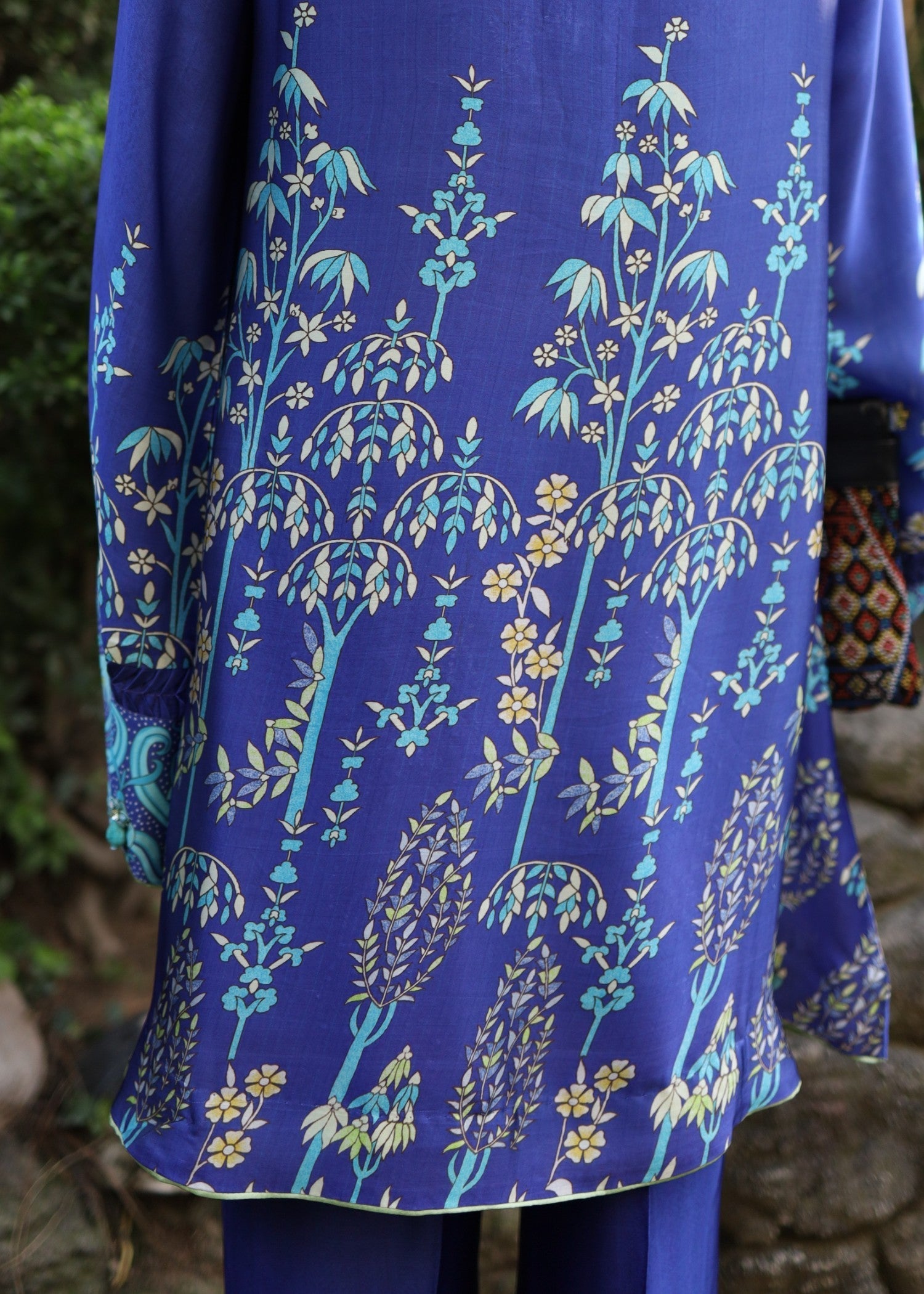 Wardrobe Essentials Floral Flight in Blue Women 2pcs