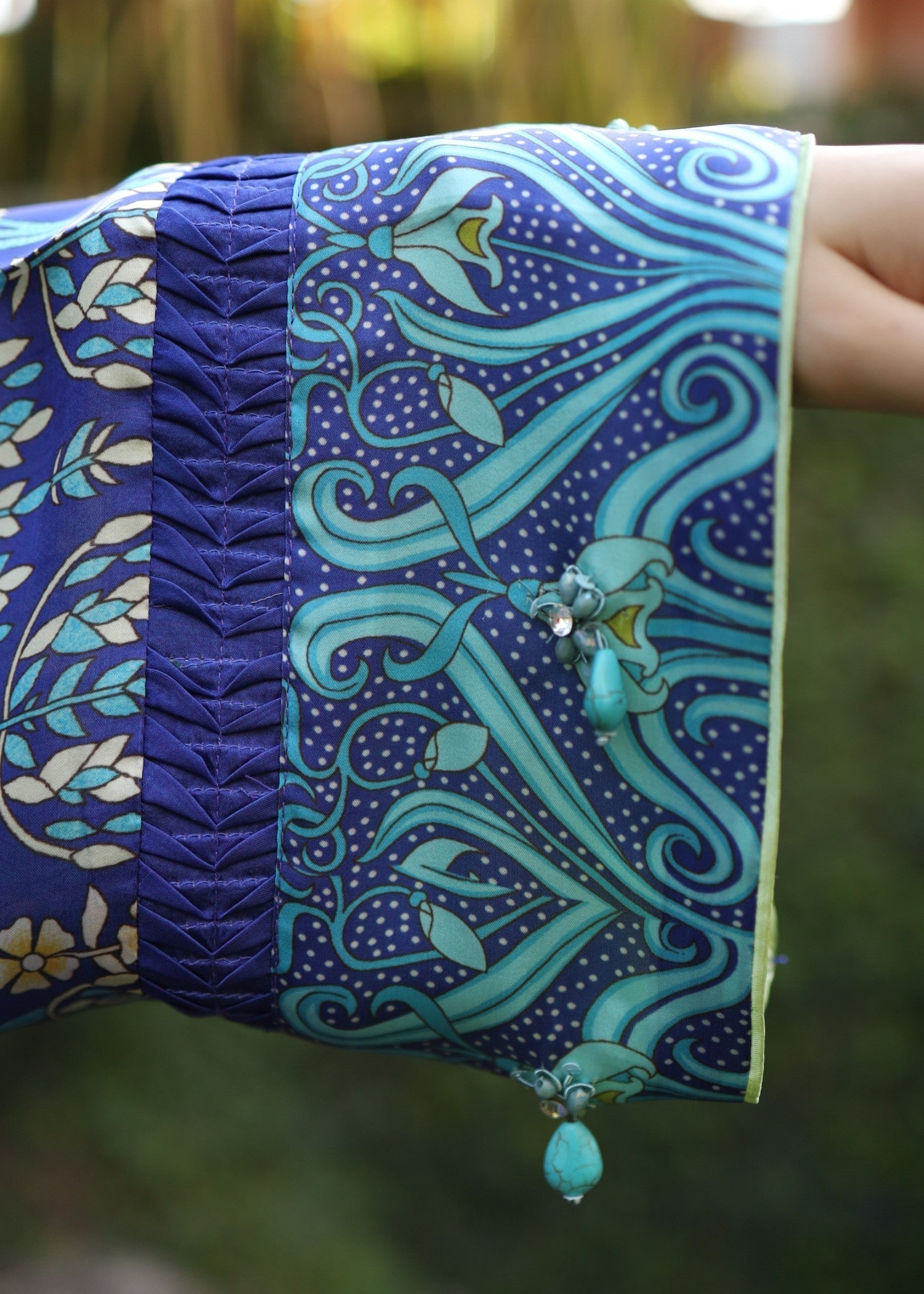 Wardrobe Essentials Floral Flight in Blue Women 2pcs